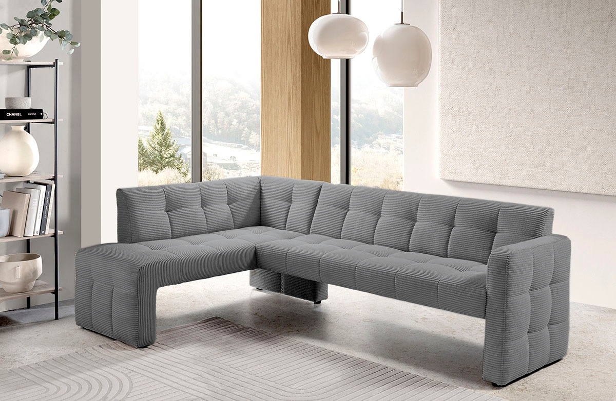 exxpo - sofa fashion Essbank »Barista, bequem und elegant, hohe Bodenfreiheit,«, Eckbank Barista bequem und elegant, hochwertige Detailverarbeitung