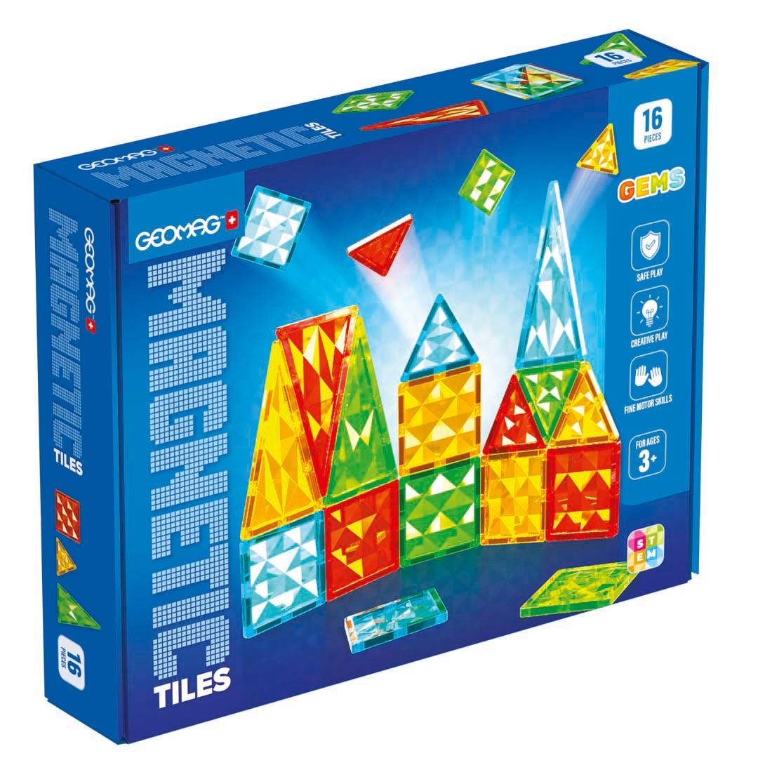 Geomag™ Magnetspielbausteine »Magnetic Tiles Gems (4100)«