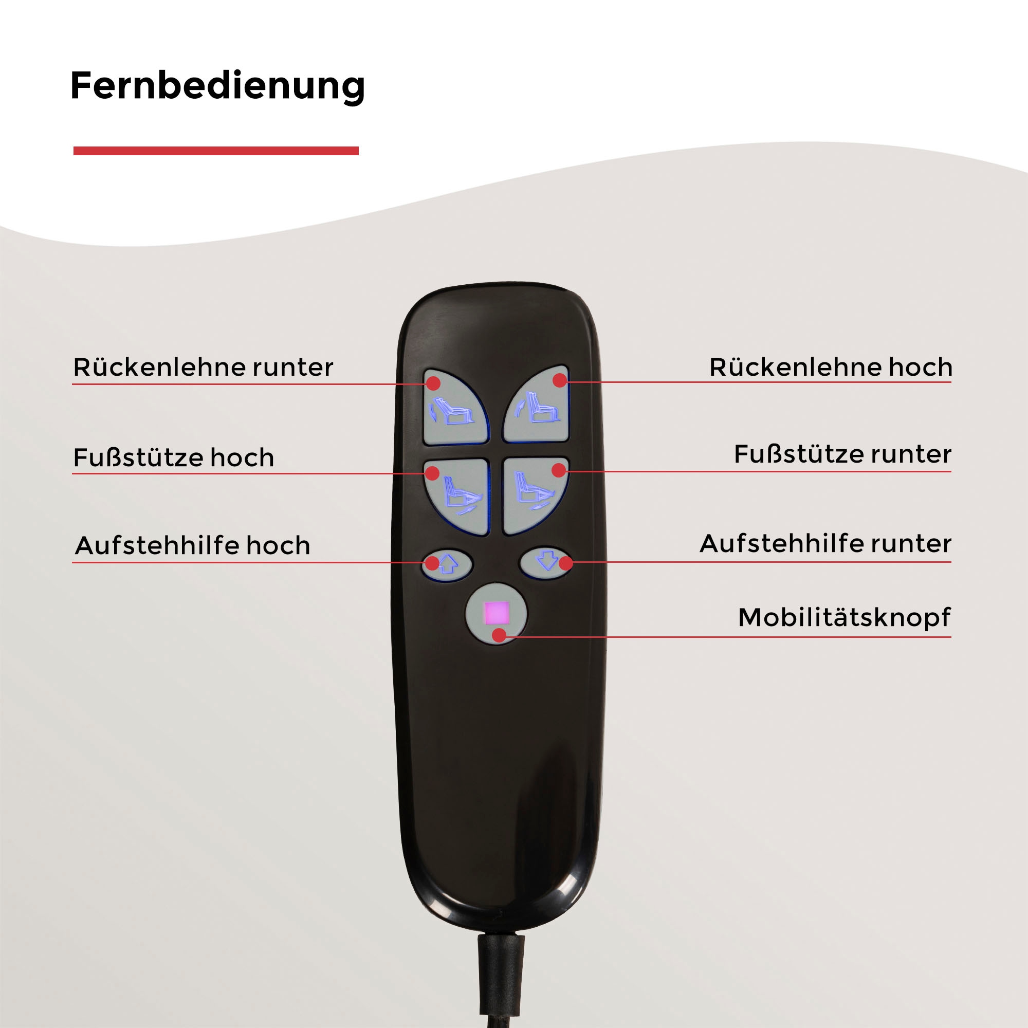 Duo Collection TV-Sessel »Parma 2« 1 Stk. tlg. mit Akku, mobiles Sitzen