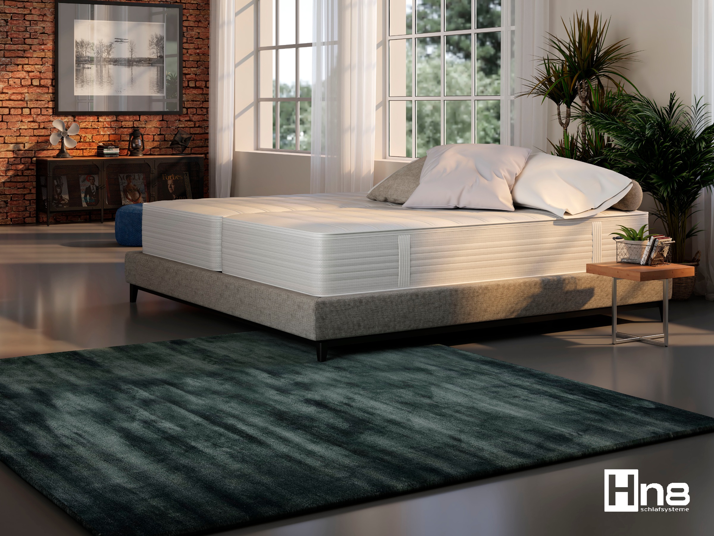Hn8 Schlafsysteme Boxspringmatratze »Dynamic TFK, innovativer Lumatex-Hybri günstig online kaufen