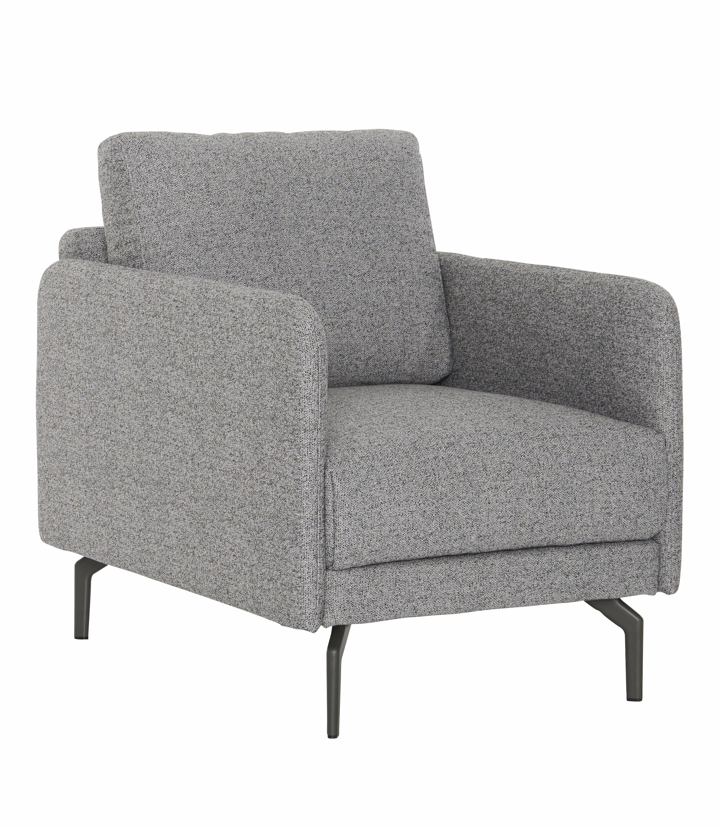 hülsta sofa Sessel »hs.450«, Armlehne sehr schmal, Breite 70 cm, Alugussfuß  Umbragrau auf Raten bestellen