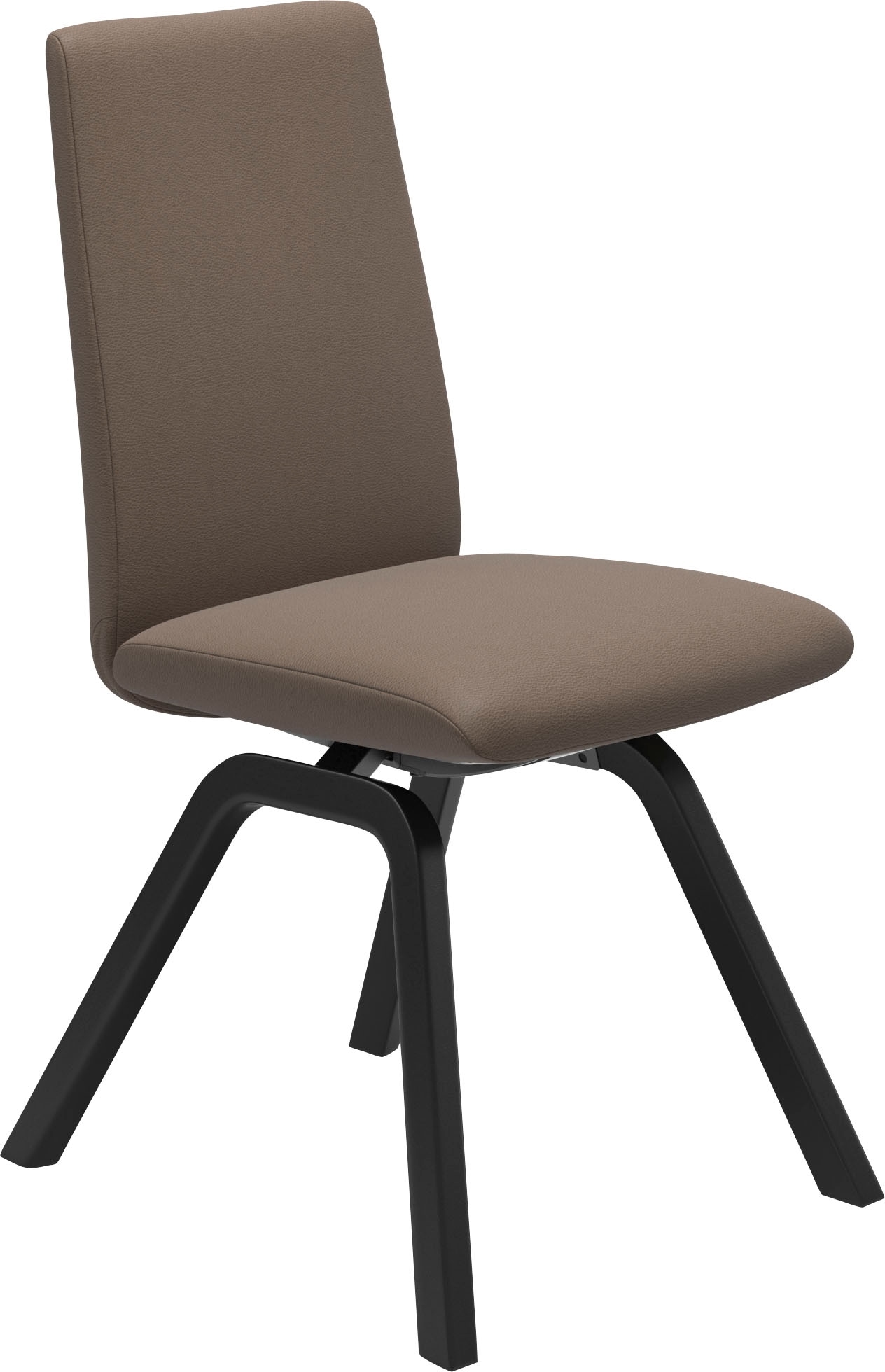 Stressless® Polsterstuhl »Laurel«, Leder BATICK, Low Back, Größe M, mit schräggestellten Beinen in Schwarz