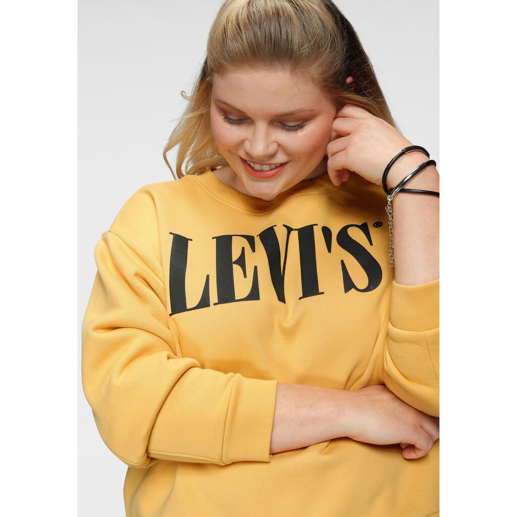 Levi's® Plus Sweatshirt »Graphics Crew«, mit Logo- Print