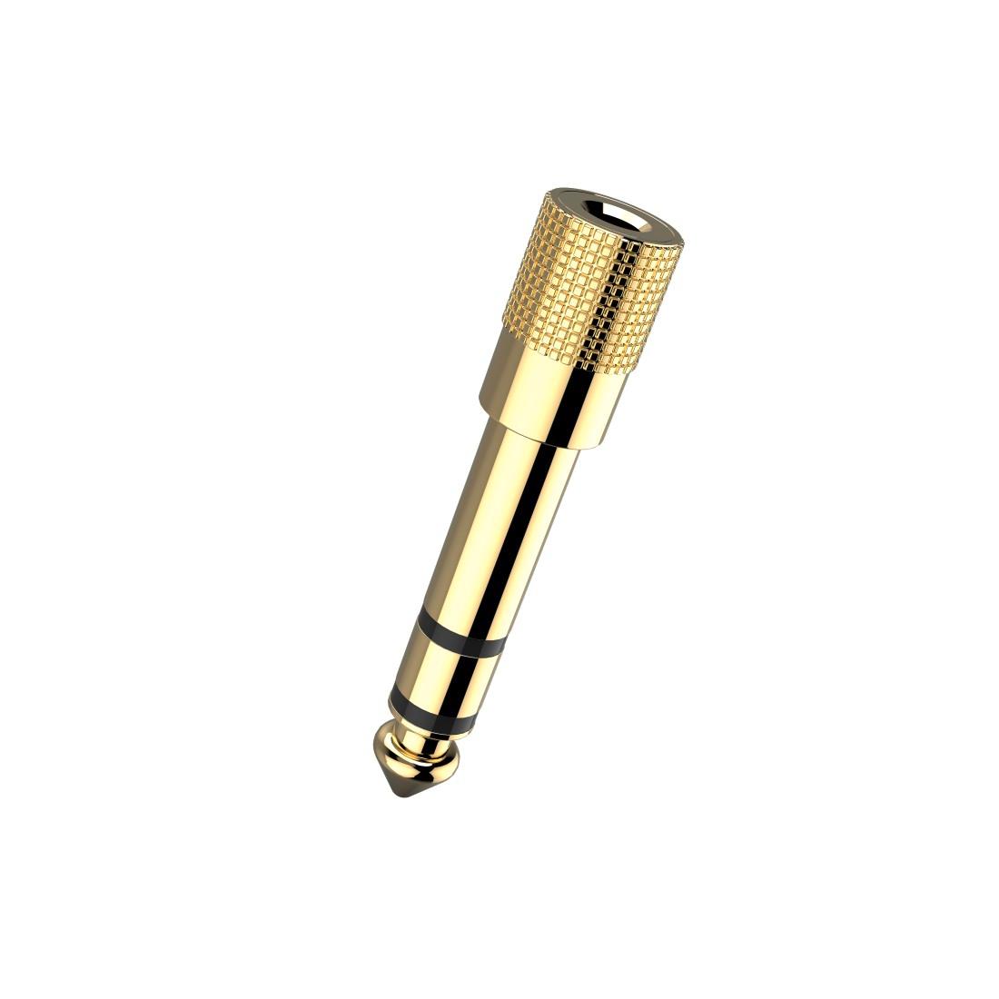 Audio- & Video-Adapter »Klinken Adapter, Stereo, 3,5 mm auf 6,3 mm, vergoldet«,...
