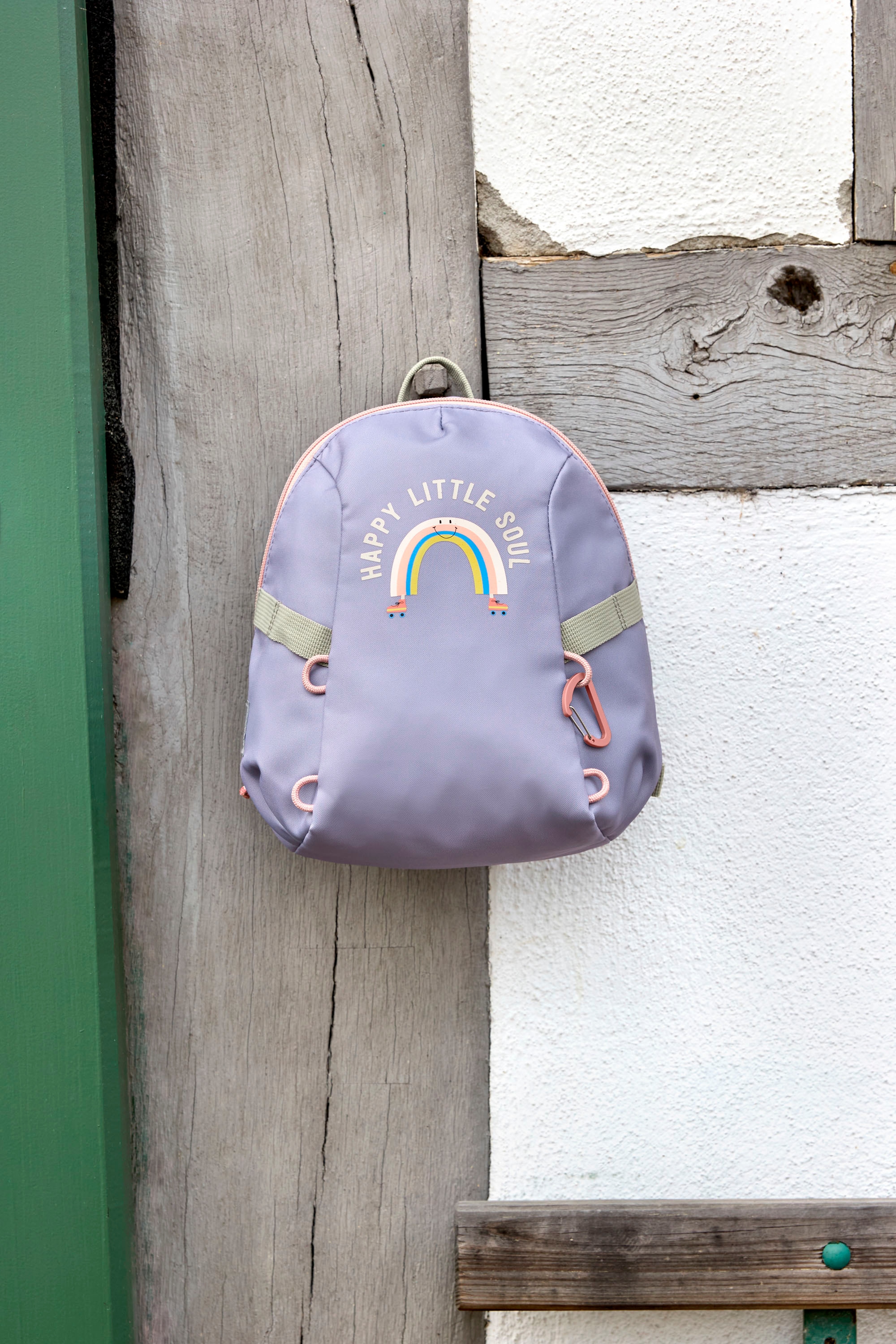 LÄSSIG Kinderrucksack »Tiny Backpack Outdoor Rainbow pastel lilac«