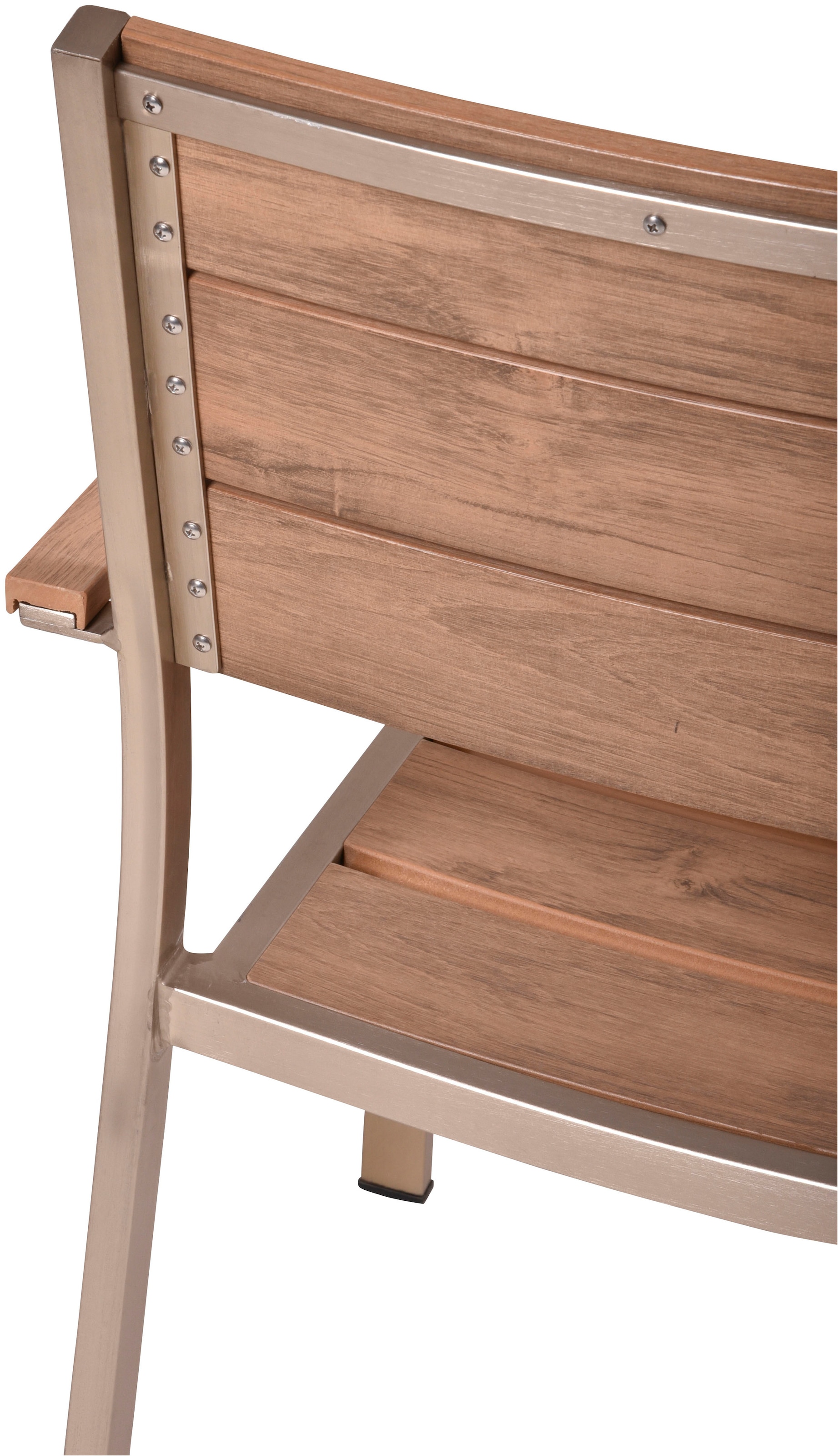 Garden Pleasure Garten-Essgruppe »FLORENCE« 9 Stk. tlg. mit platzsparenden Stapelstühlen