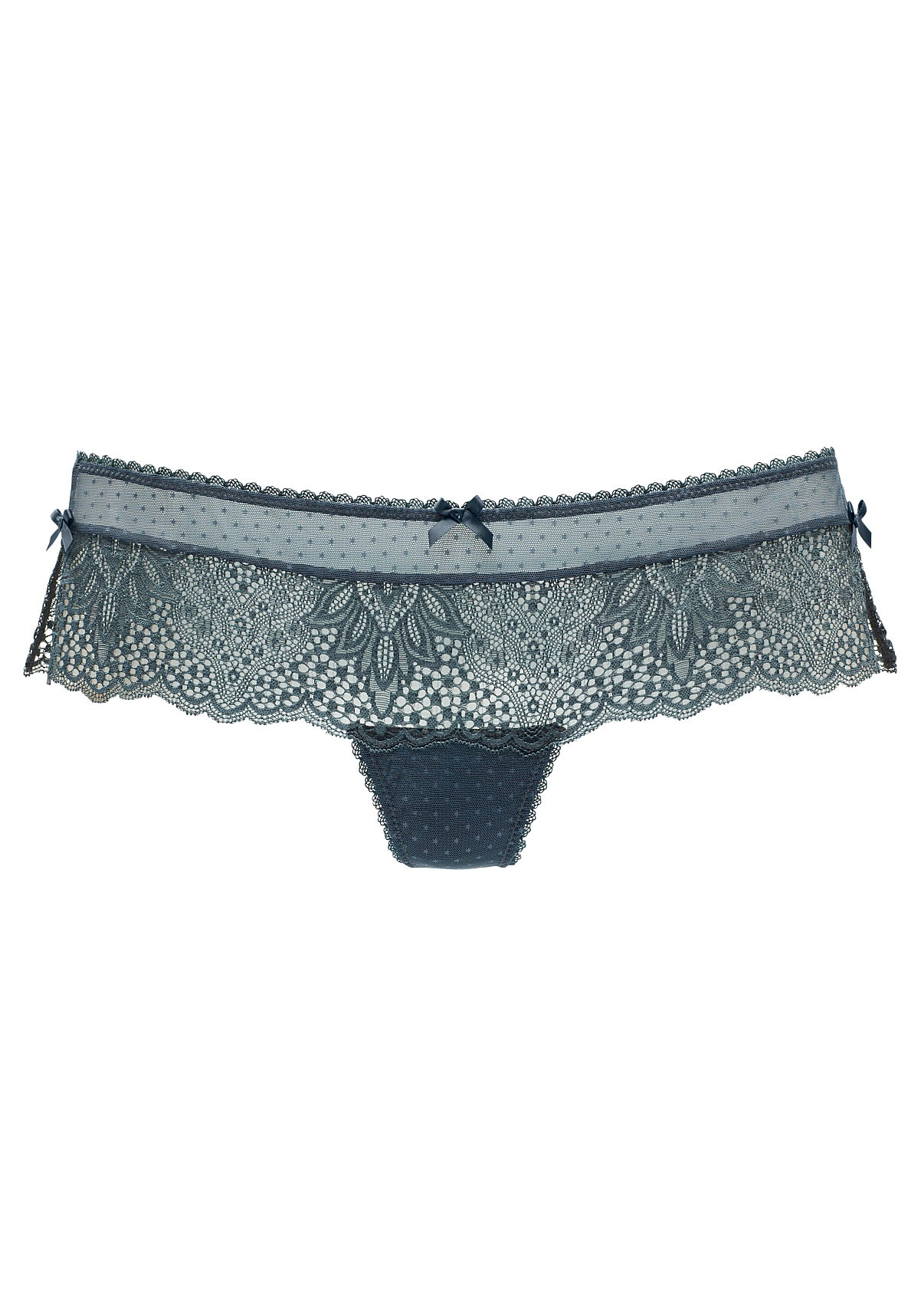 Vivance Stringpanty, aus extravaganter Spitze mit seitlichen Schlitzen