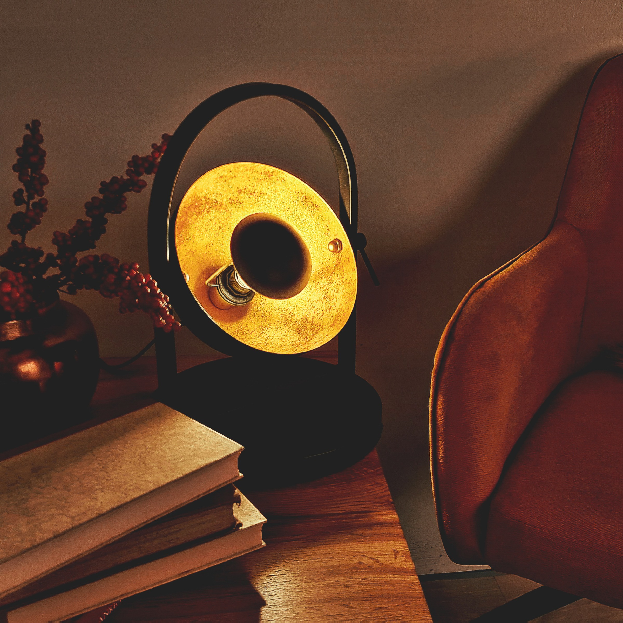 NOWA Tischleuchte »OLE« E14 1 Stk. Tischlampe Nachttischlampe Deko-Tischleuchte Schlafzimmer