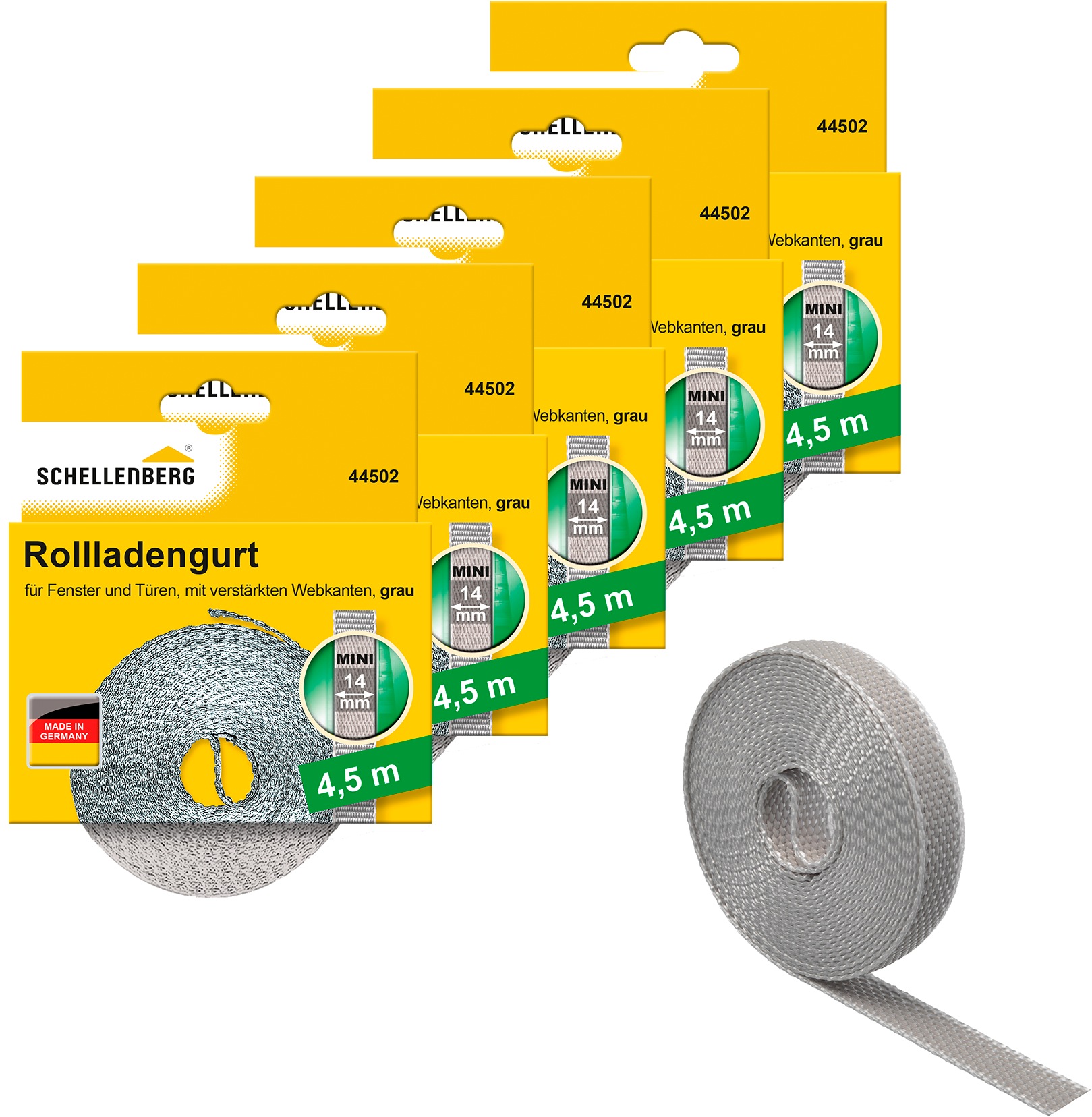 SCHELLENBERG Rollladengurt »Mini 14 mm, 4,5 m, zur Bedienung eines Rolllade günstig online kaufen