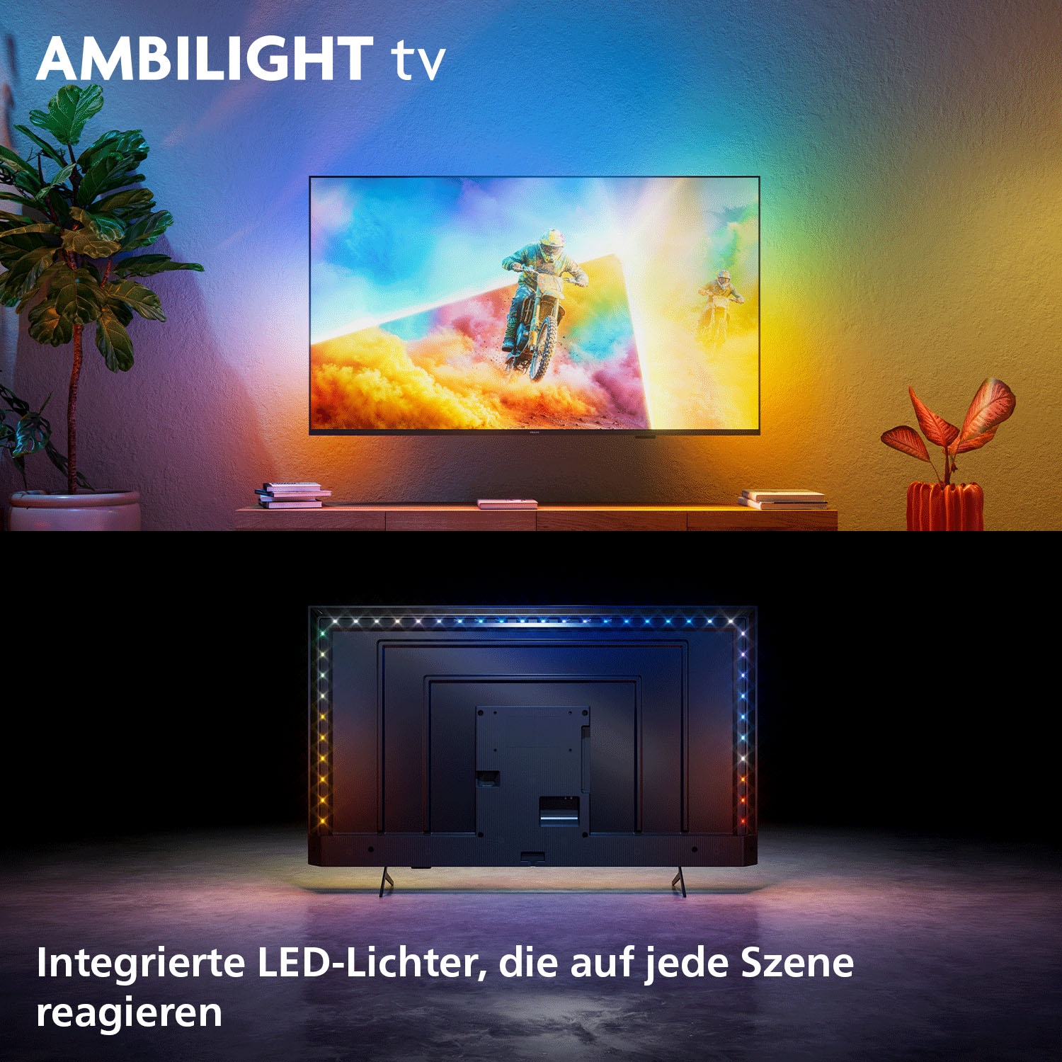 Philips QLED-Fernseher »65PQS8501/12« 164 cm/65 ″ Smart-TV