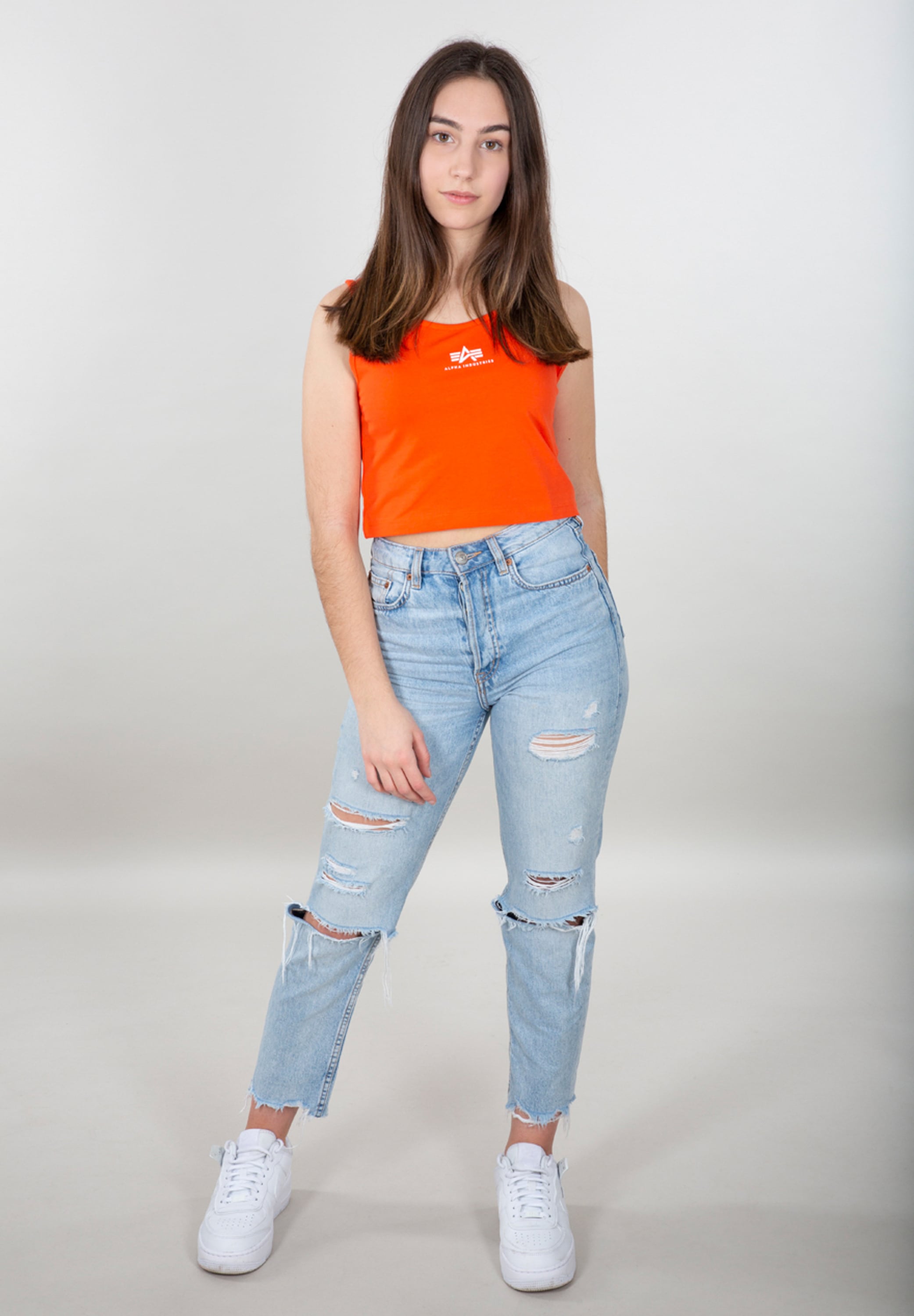Alpha Industries Muskelshirt »Alpha Industries Women - Tanks Basic Crop-Tank SL Women«