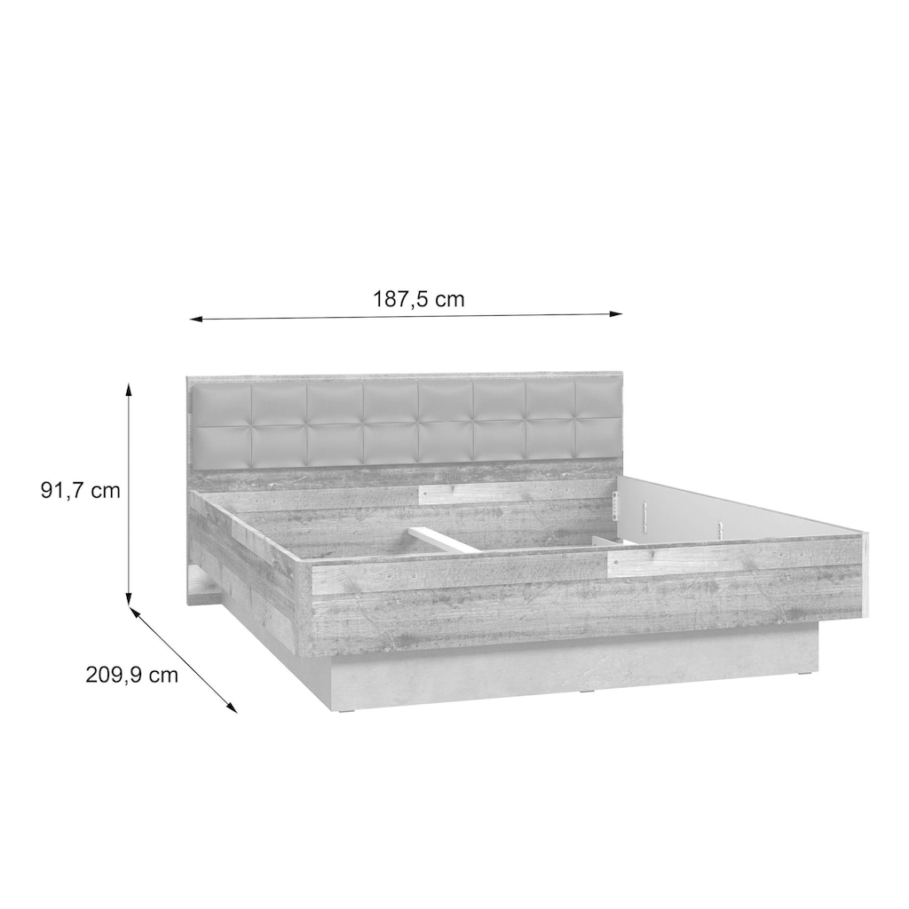 FORTE Futonbett »Clif«