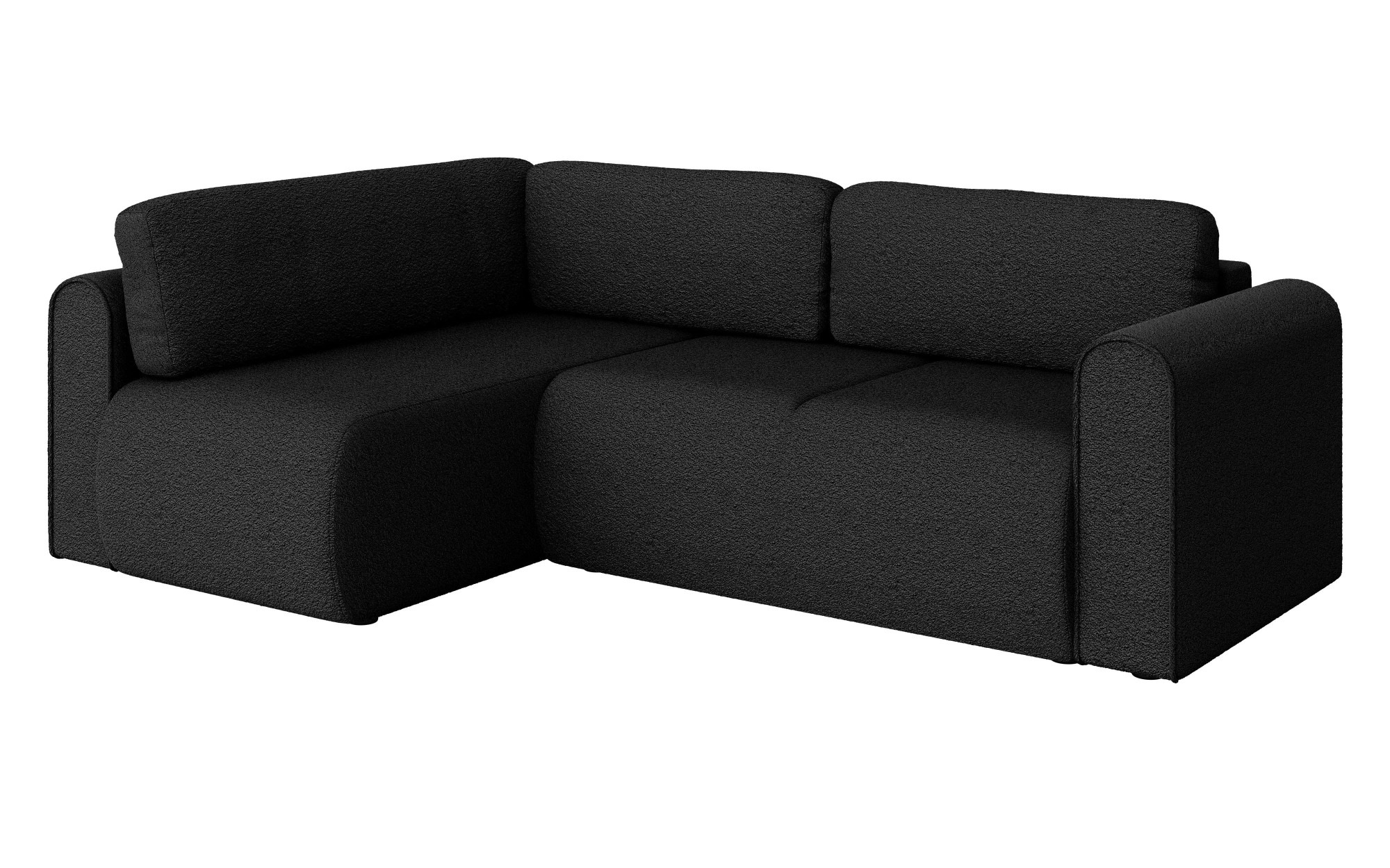 INOSIGN Ecksofa »Zacharia wahlweise Schlafsofa mit Bettkasten, B/T/H 250/166/86 cm«, L-Form mit Wellenunterfederung, Ottomane rechts oder links bestellbar