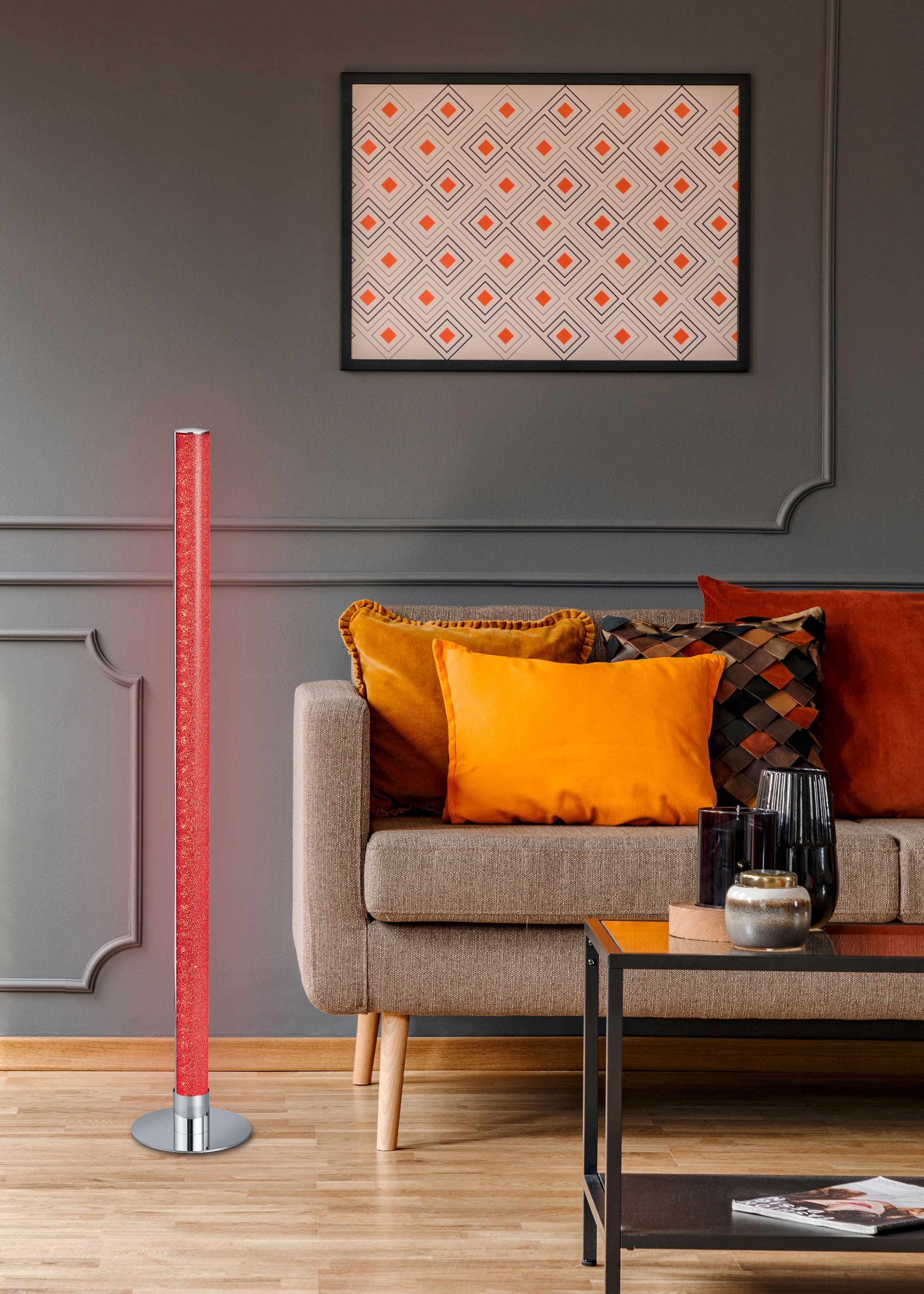 REALITY Leuchten LED Stehlampe »EMILA«, 1 flammig, Leuchtmittel LED-Board günstig online kaufen