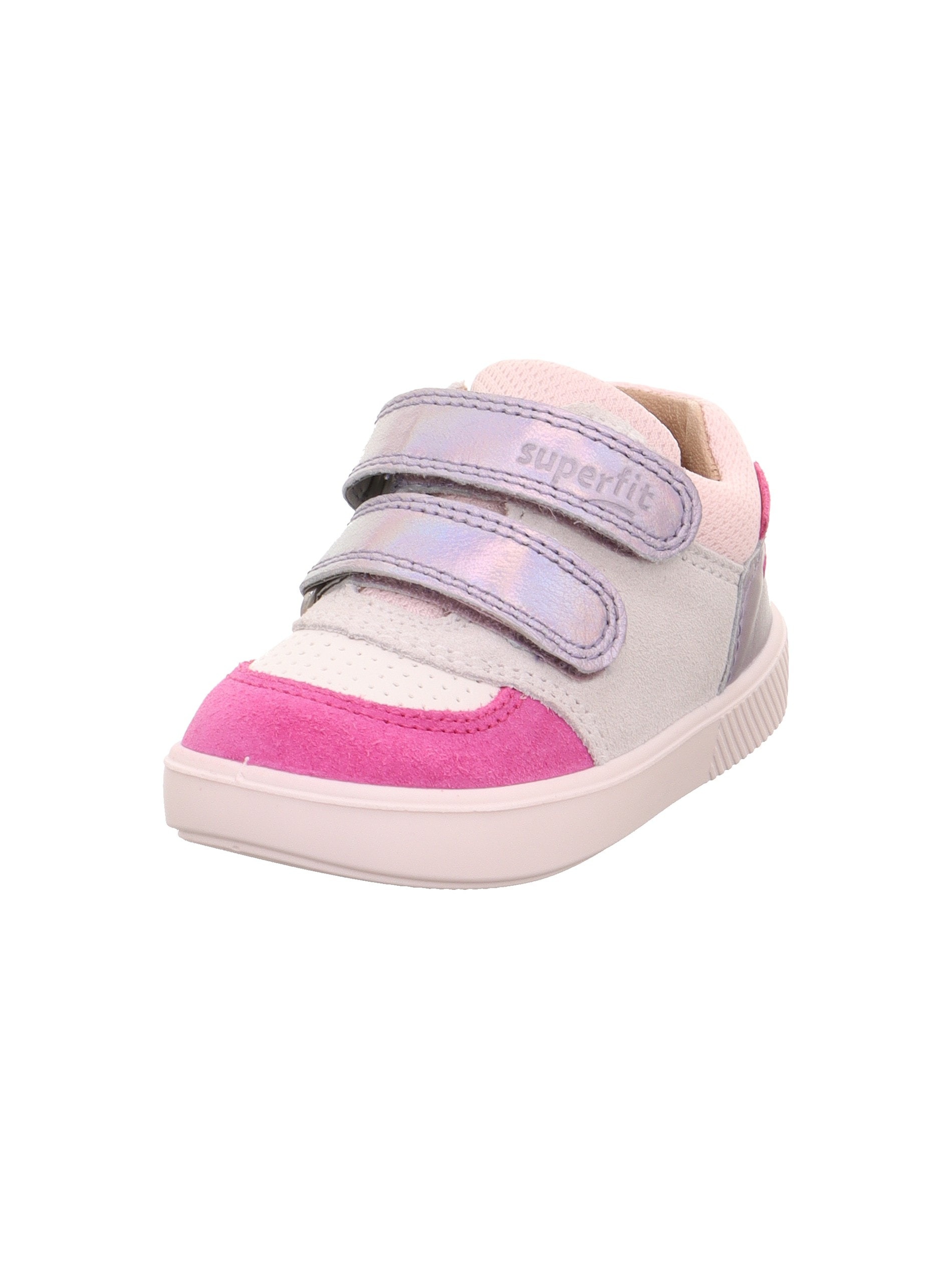 Superfit Klettschuh »SUPIES WMS: mittel«  Sneaker, Freizeitschuh im Retro Look, Größenschablone zum Download