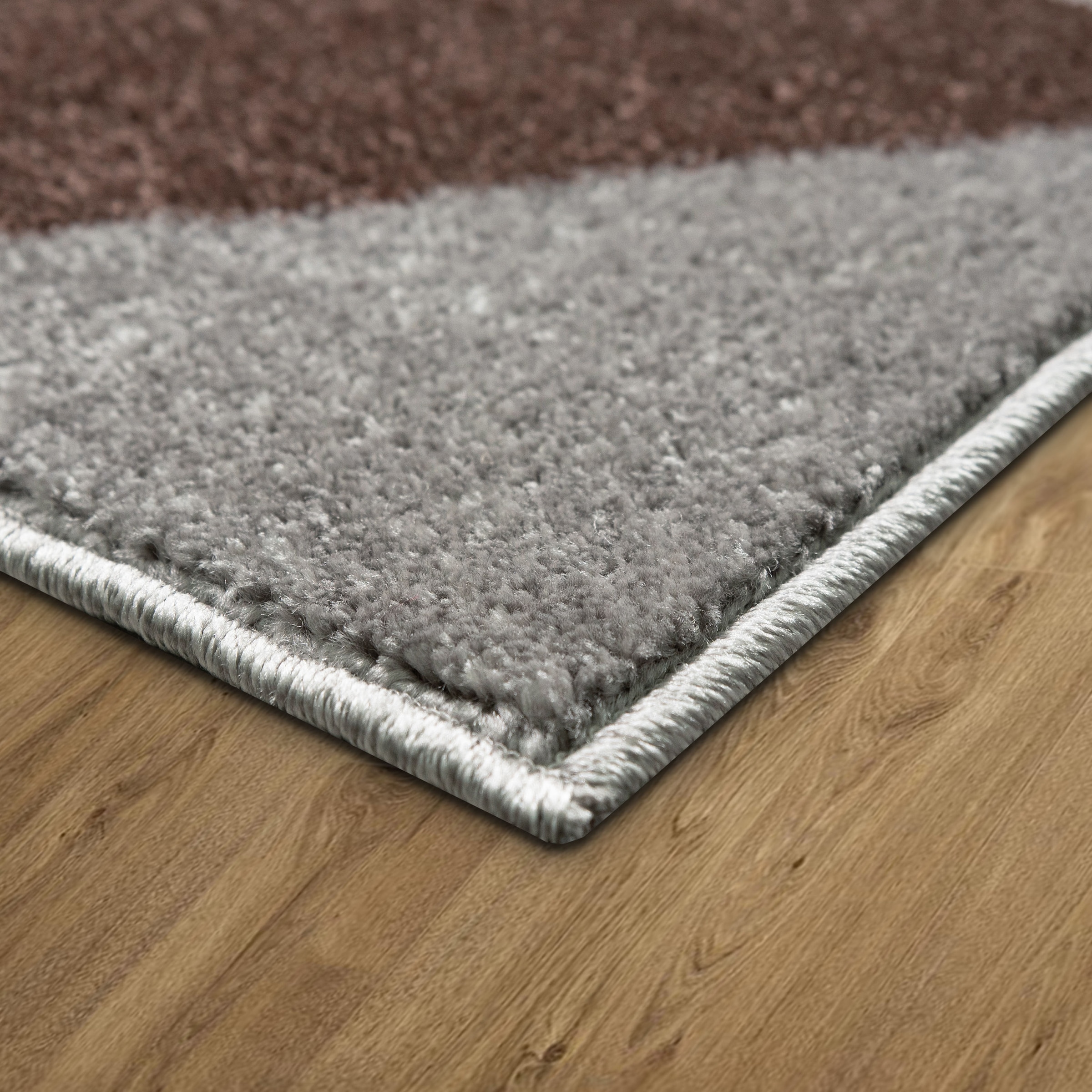 my home Teppich »Berlad Geo«, rechteckig, 9 mm Höhe, mit besonders weichem Flor, Kurzflor, modernes geometrisches Design