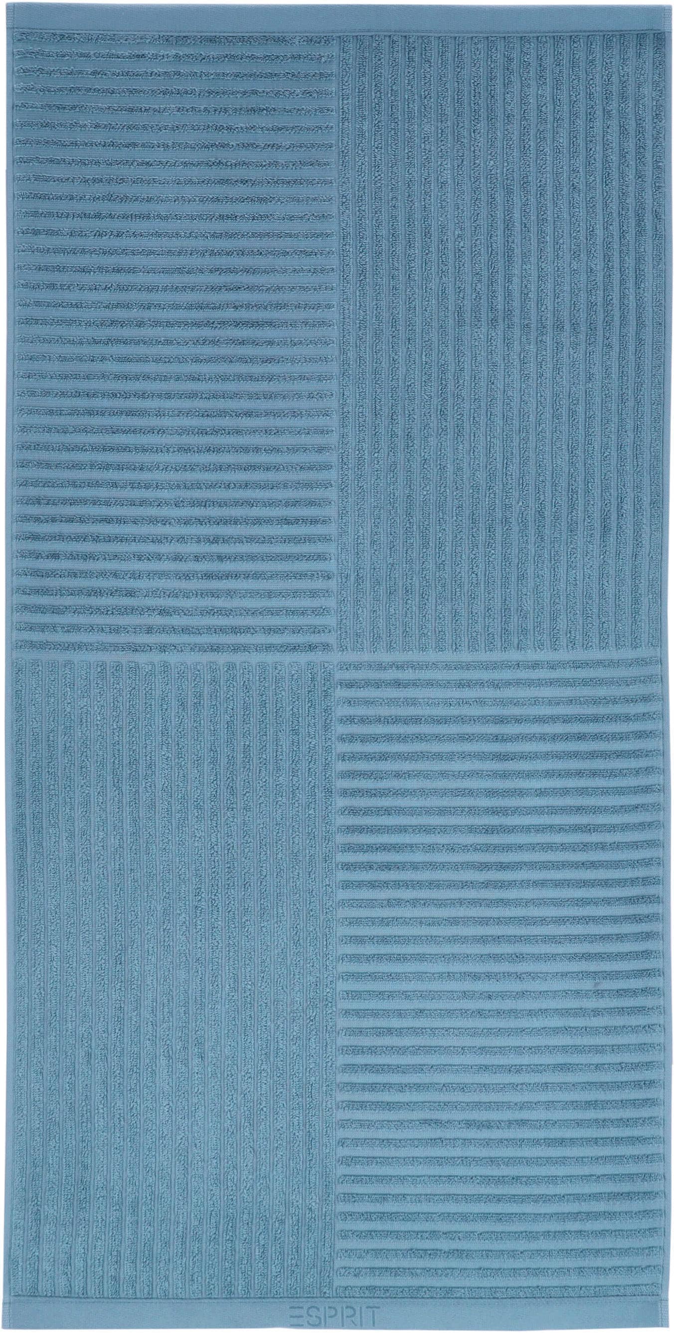 Esprit Handtuch »Modern Lines«, (1 St.), mit Hoch-Tief Linienstruktur