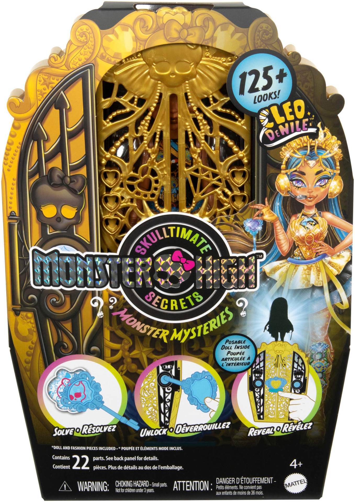 MonsterHigh™ Anziehpuppe »Skulltimate Secrets: Monster Mysteries, Cleo De Nile«