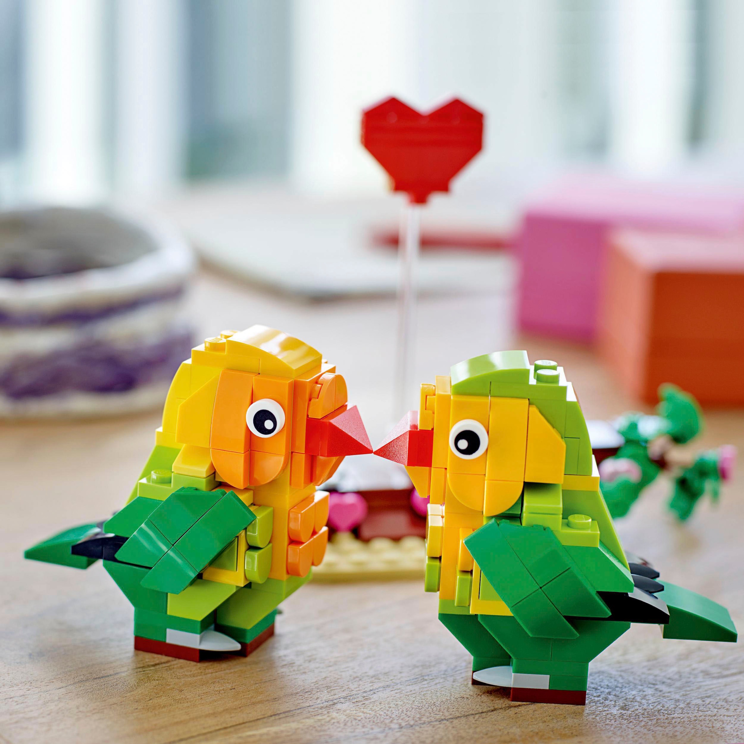 LEGO® Konstruktionsspielsteine »Valentins-Turteltauben (40522), LEGO®«, (298 St.), Made in Europe