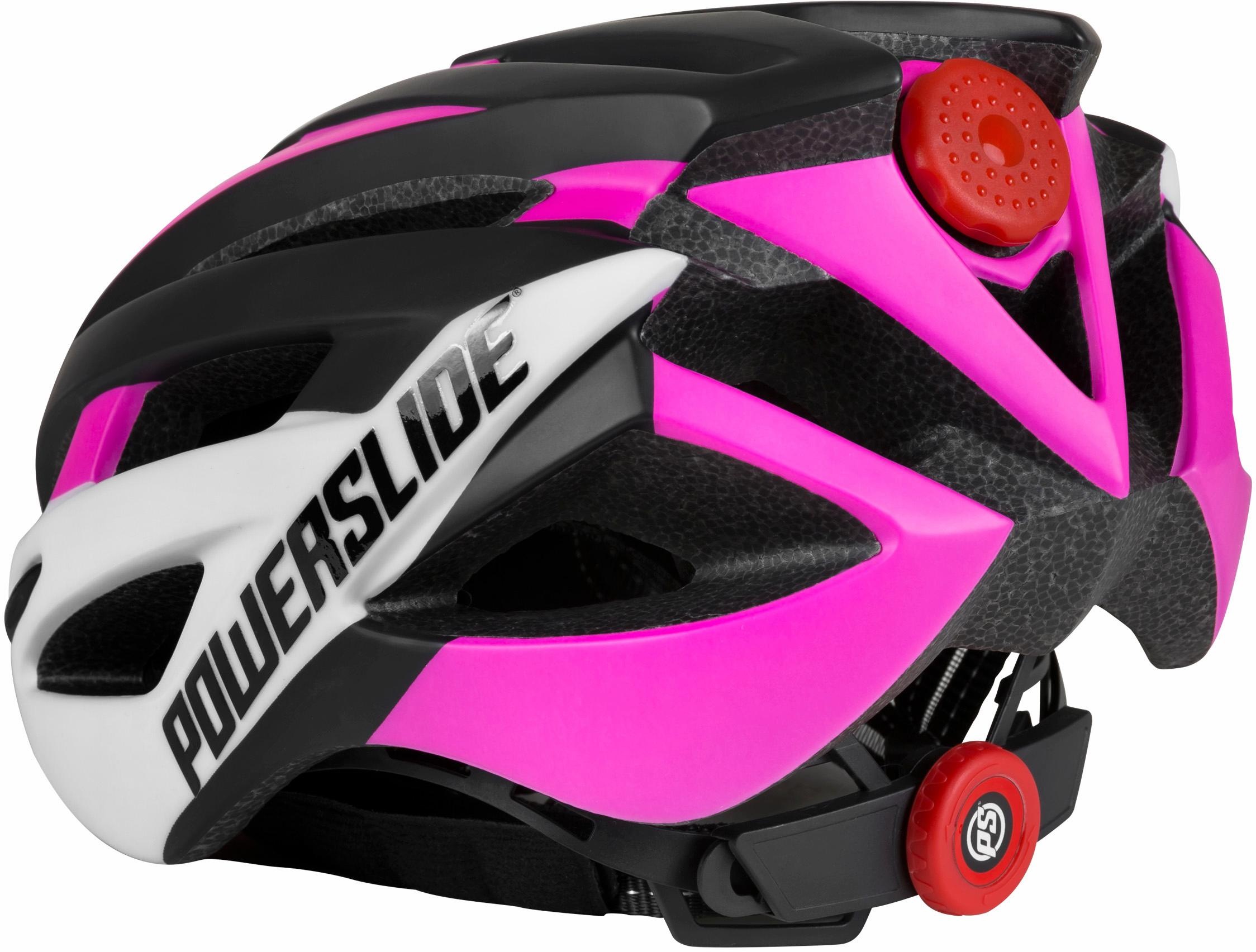 Powerslide Kinderfahrradhelm »Race Attack White / Pink«