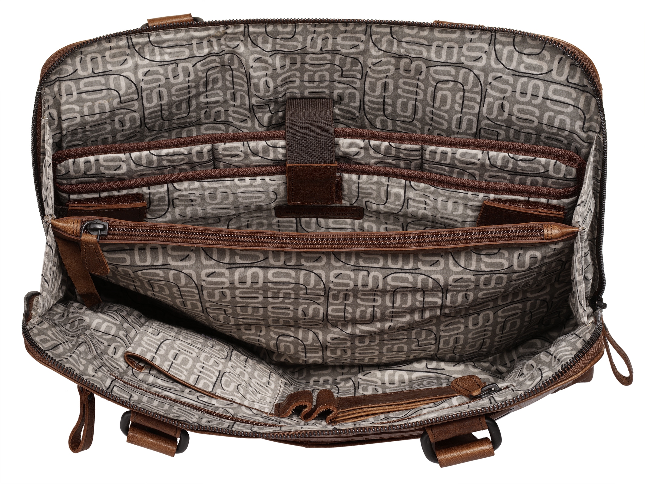 Spikes & Sparrow Shopper »LAPTOP SHOULDER BAG«, echt Leder
