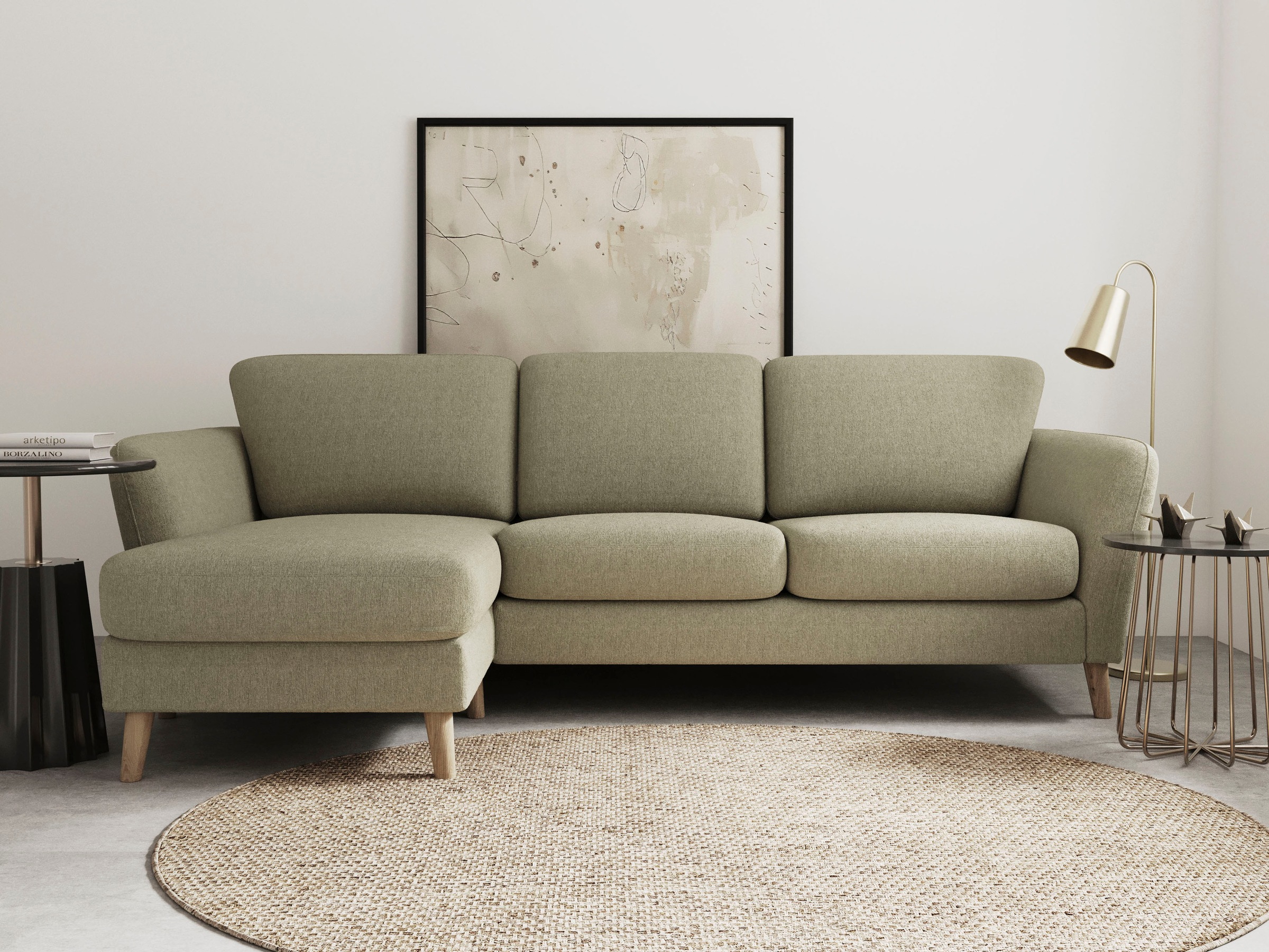 Home affaire Ecksofa »MARSEILLE (242/152cm),L-Form, Rec. rechts/links« Mass günstig online kaufen