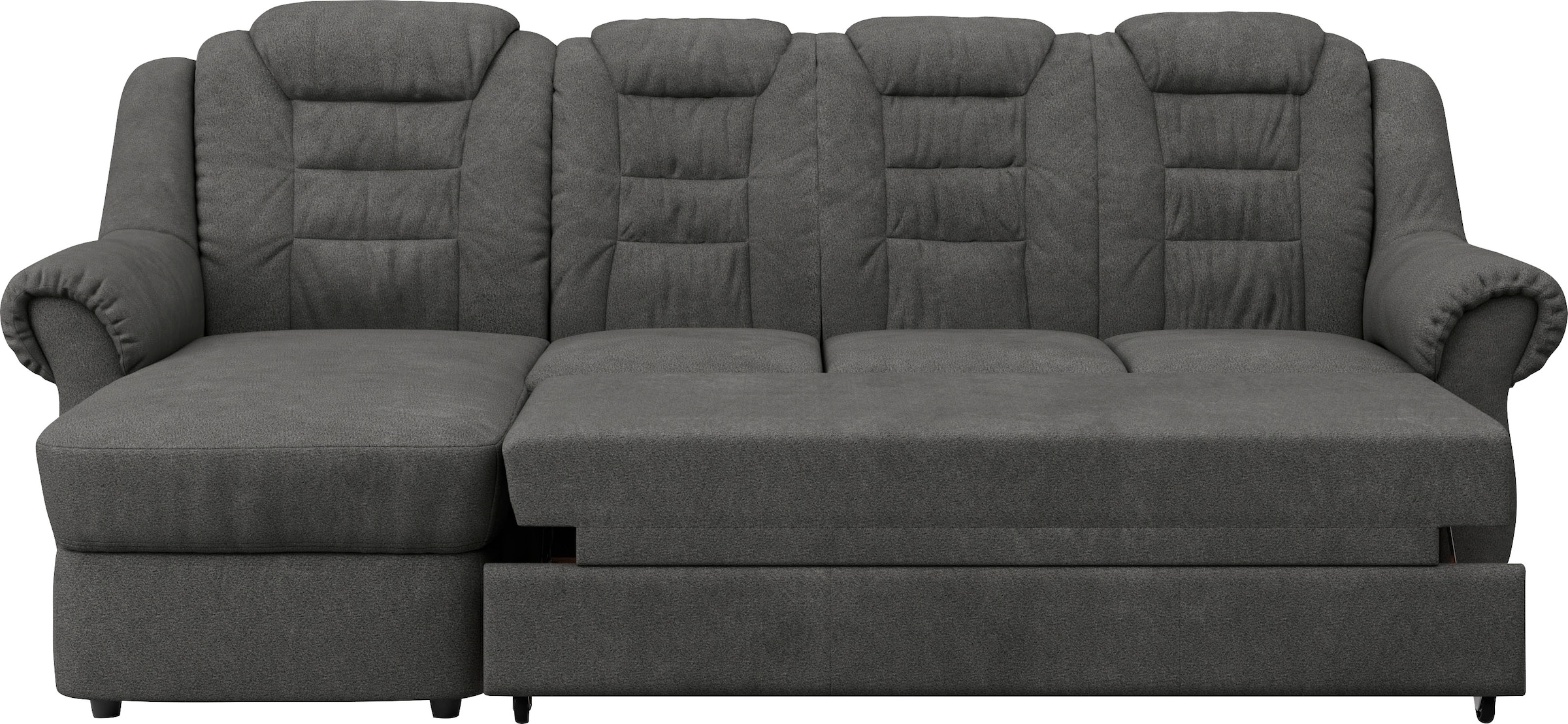 Home affaire Ecksofa »Boston L-Form«, mit hoher Rückenlehne, wahlweise mit Bettfunktion