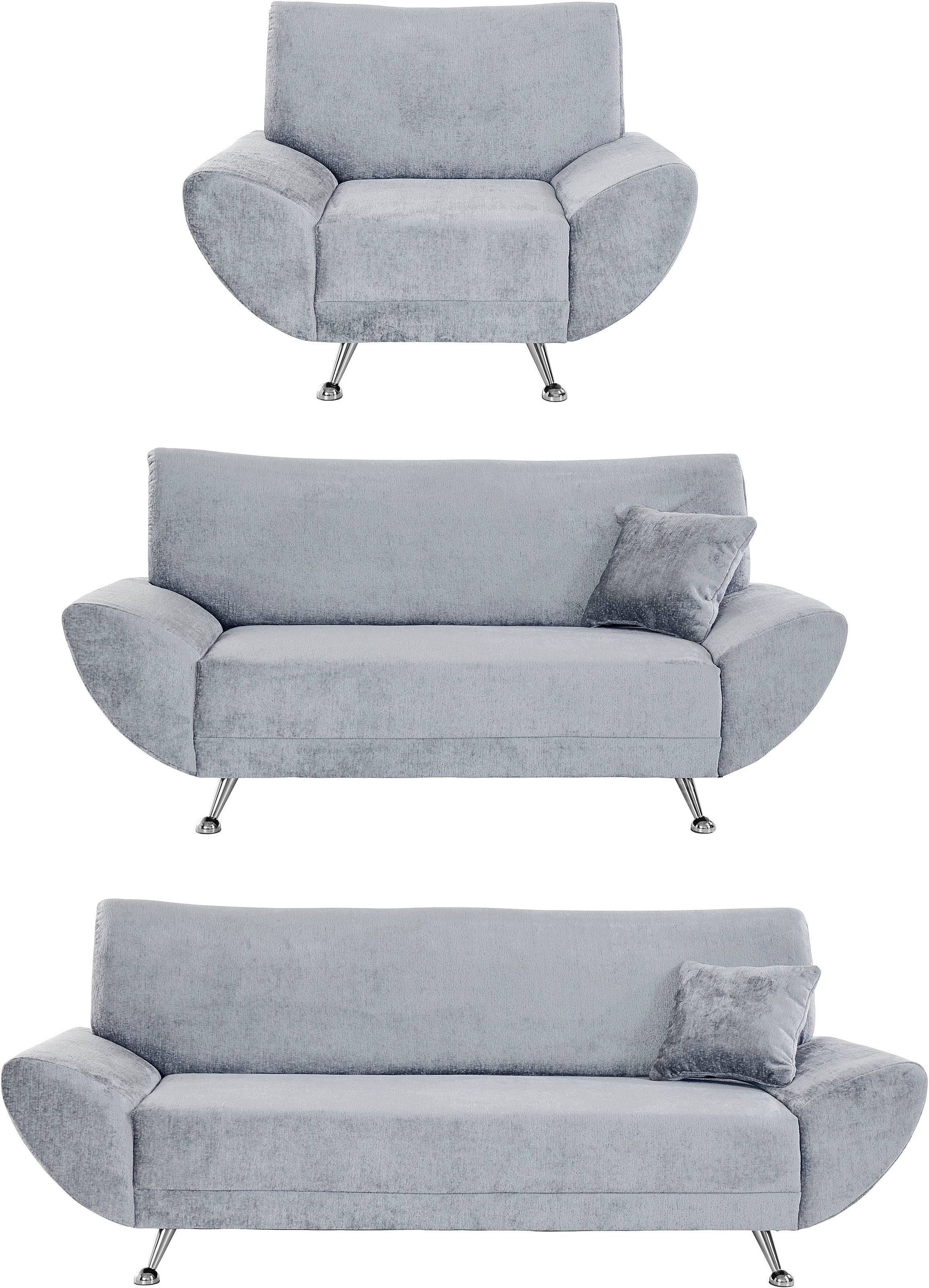INOSIGN Polstergarnitur »Saltare elegant und komfortabel, OTTOs Choice«, (3 günstig online kaufen