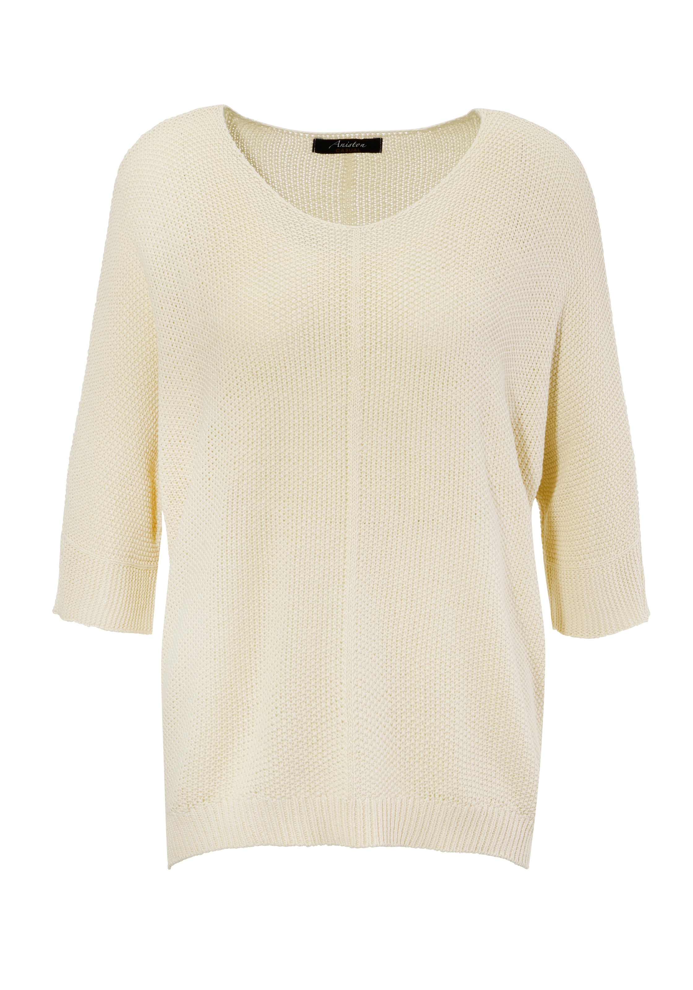 Aniston CASUAL Strickpullover, im ausdrucksvollem Perl-Muster - NEUE KOLLEKTION