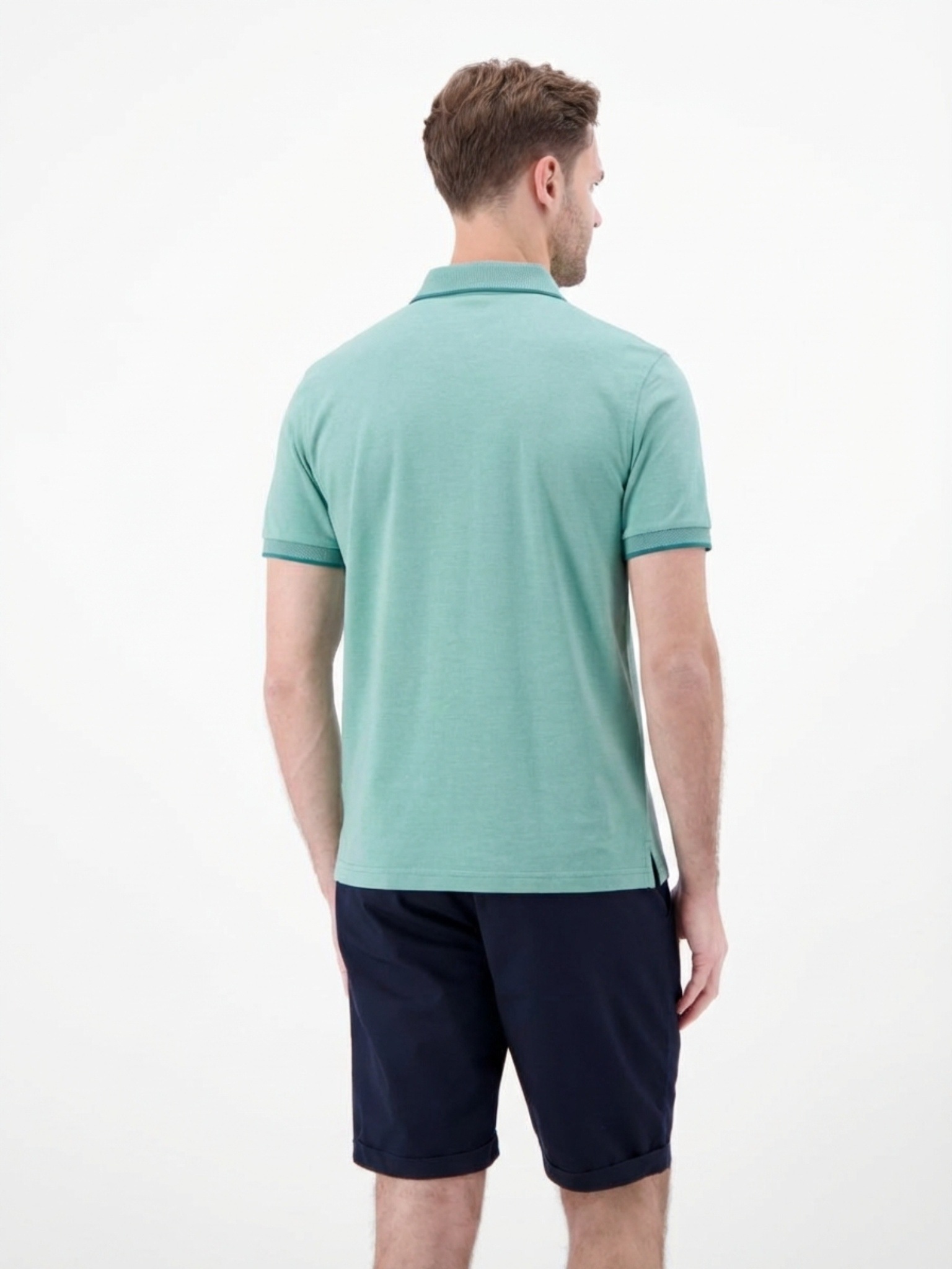 LERROS Poloshirt mit Logo Stickereicla