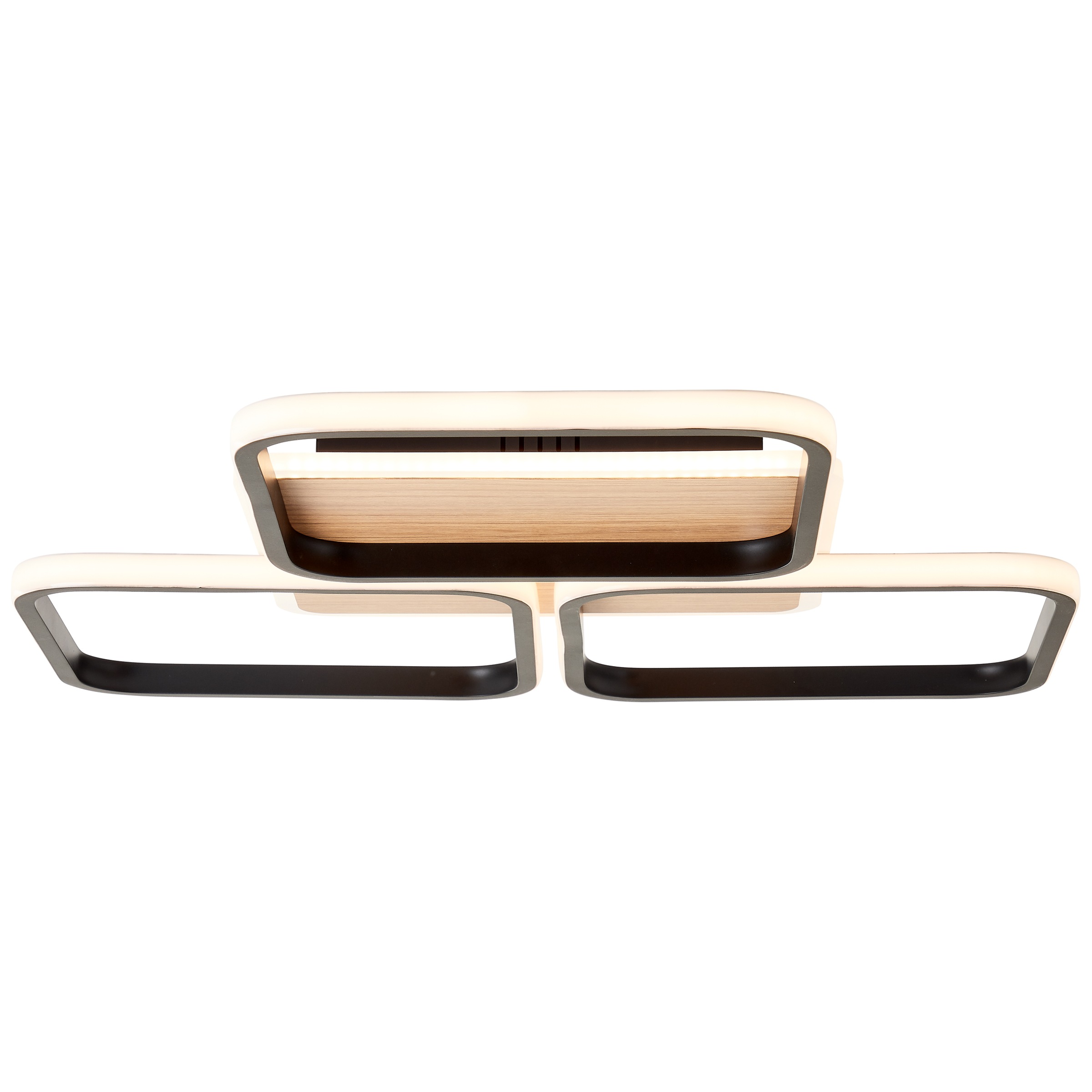 Brilliant Deckenleuchte »Dennet«, 1 flammig, 3 Stufen dimmbar - 62x62cm - 6000 Lumen, 3000 Kelvin, warmweiß