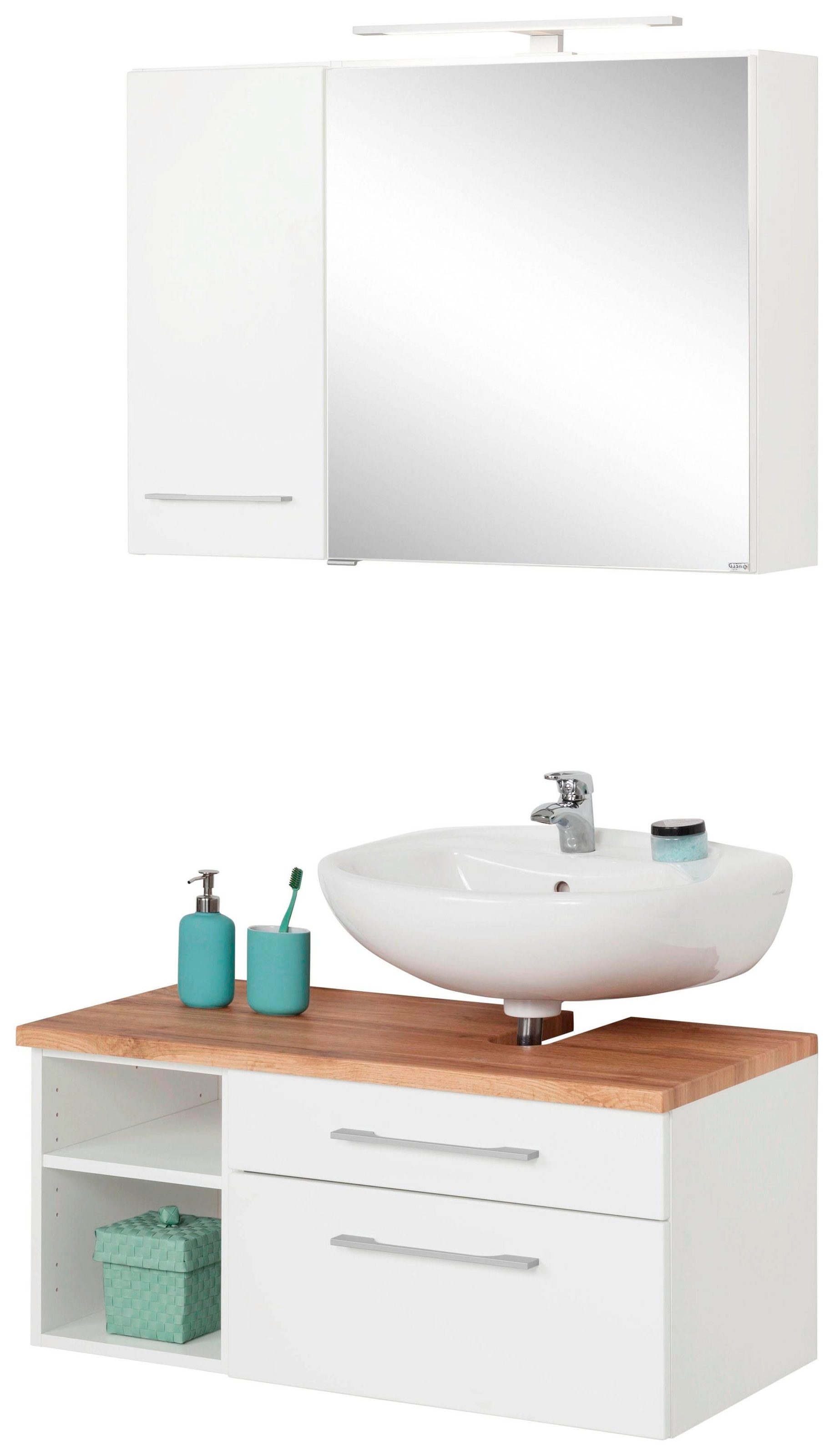 welltime Badmöbel-Set »Davos« 3 Stk. tlg. günstig online kaufen