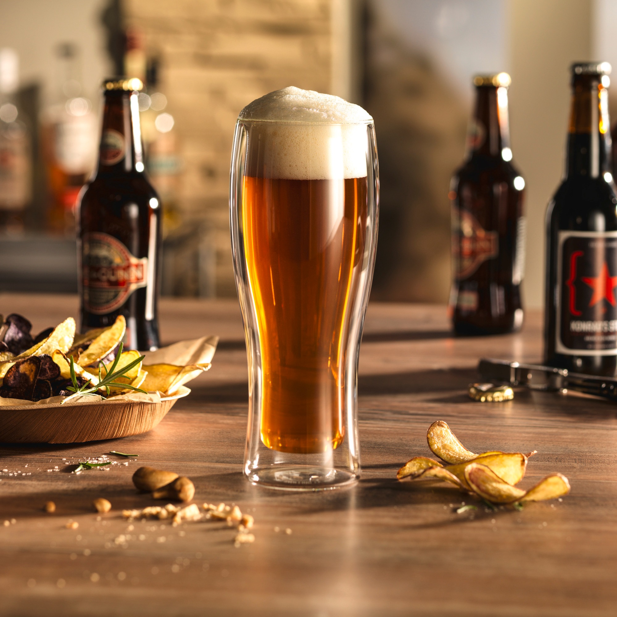 Zwilling Bierglas »Sorrento Bar«, (Set, 2 tlg.), Doppelwandig, Borosilikatg günstig online kaufen