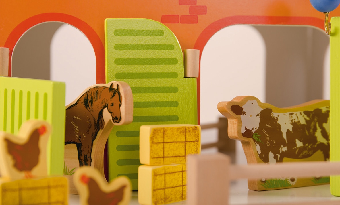 roba® Spielwelt »Farm«, aus Holz