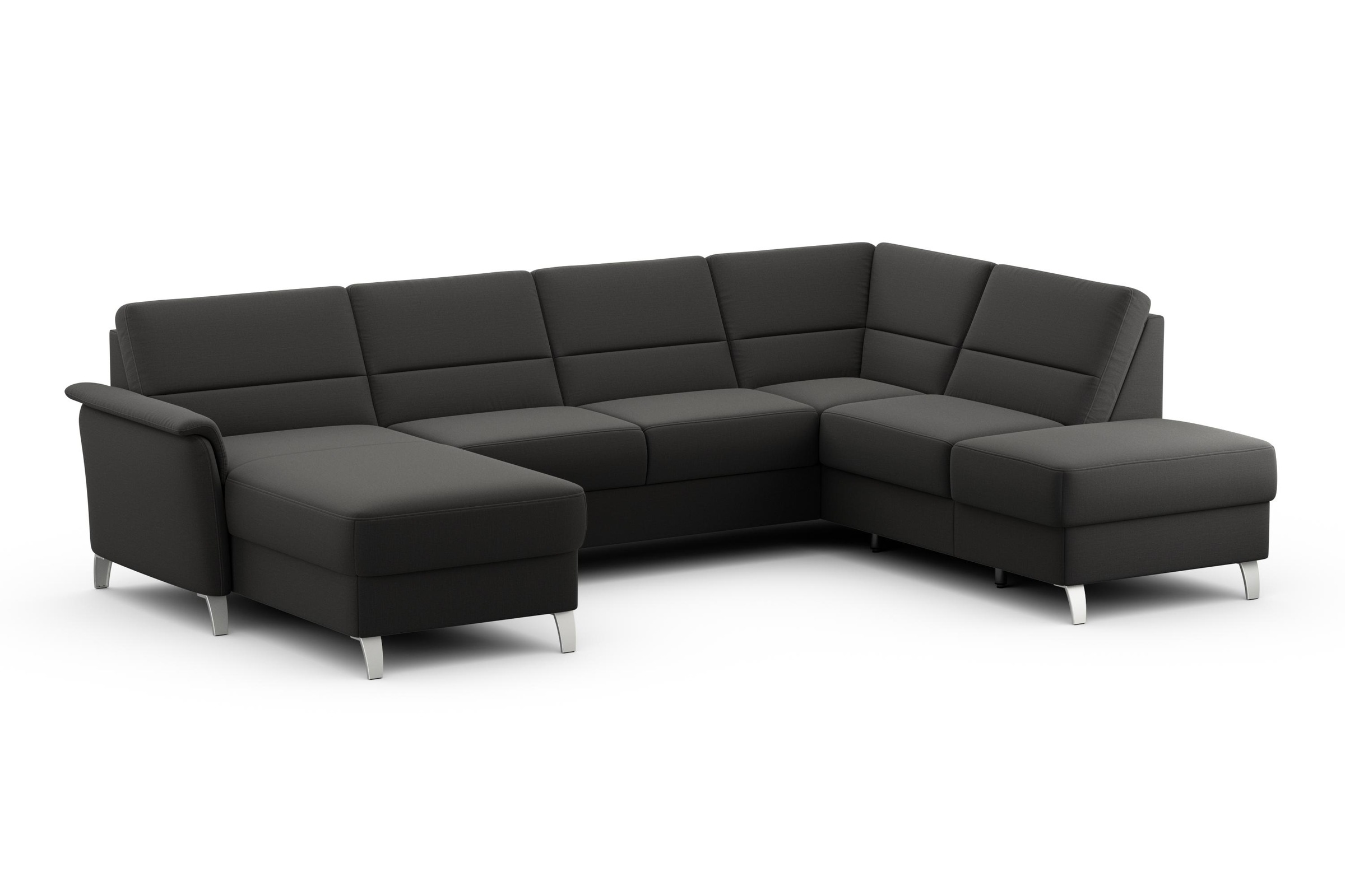 sit&more Wohnlandschaft »Palmera U-Form«, Federkern, wahlweise mit Bettfunktion und mit/ohne Stauraum