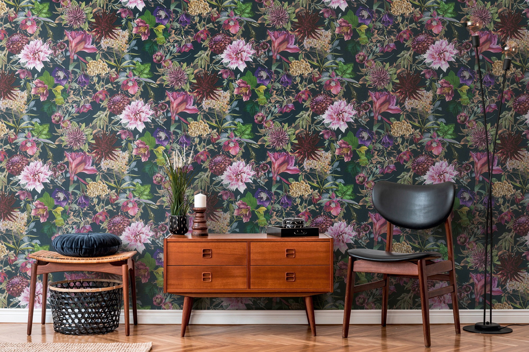 A.S. Création Vliestapete »Dream Flowery«, floral-botanisch-Wald, Florale Tapete Blumenoptik Tapeten Wohnzimmer Schlafzimmer Küche Optik