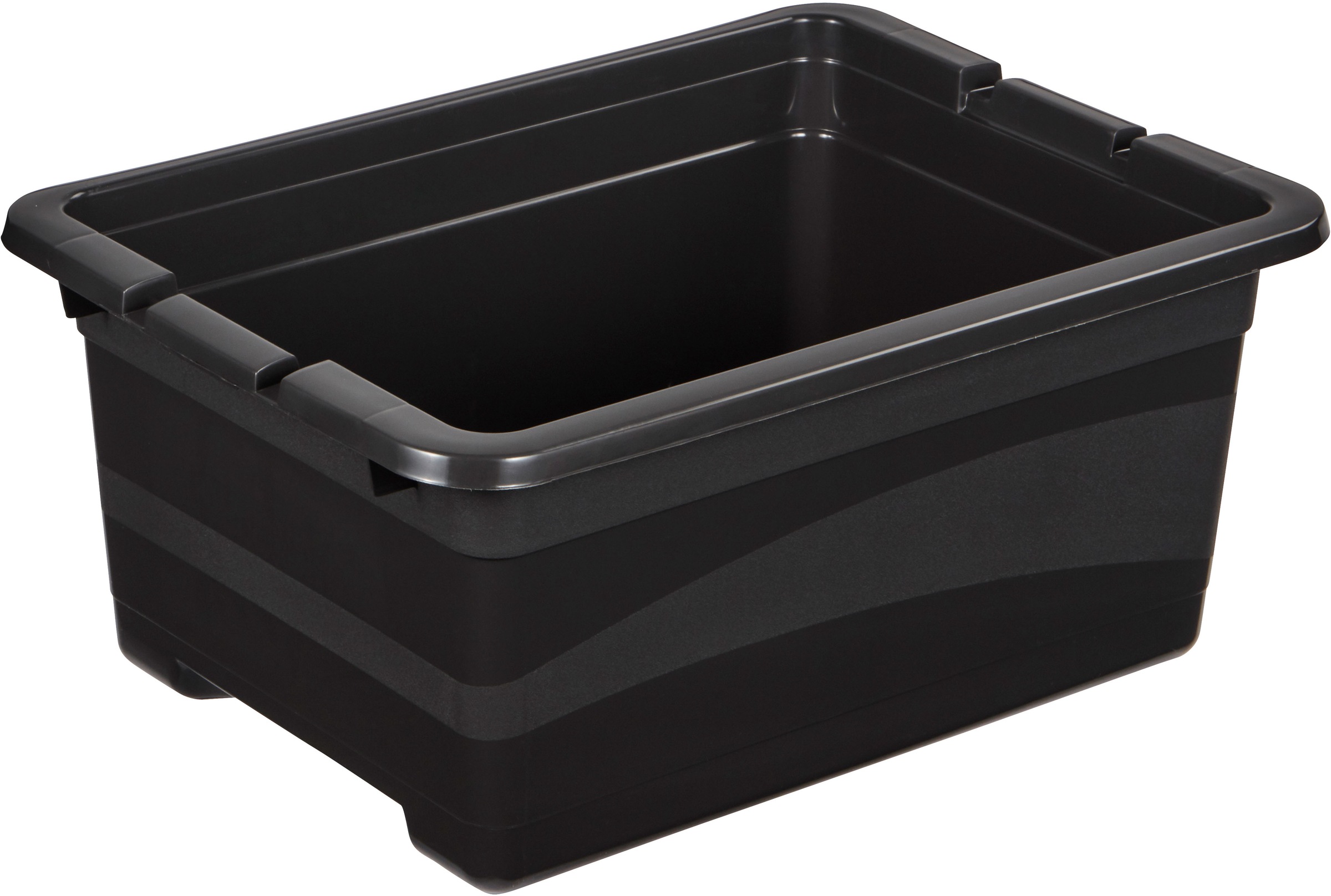 keeeper Transportbehälter »eckhart, 5er Set Transporbox, 12 L, 39,5 x 29,5 x 17,5 cm« 29,5 cm breit 17,5 cm hoch 39,5 cm lang Set, 5 Stk. tlg. seitl. Clips, Griffe am Boden, stoßfeste Seitenwände, robuster Deckel