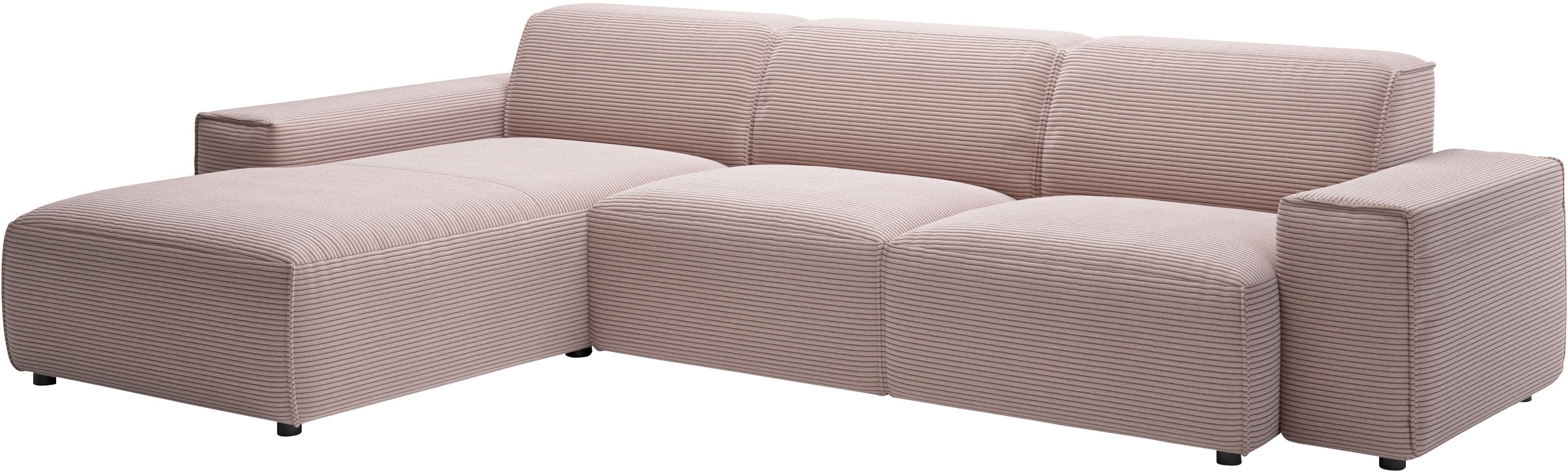 andas Ecksofa »Glimminge auch in Breitcord, Feincord, Bouclé + Easy care-Bezug«, L-Form, Breite 294, Zierkissen