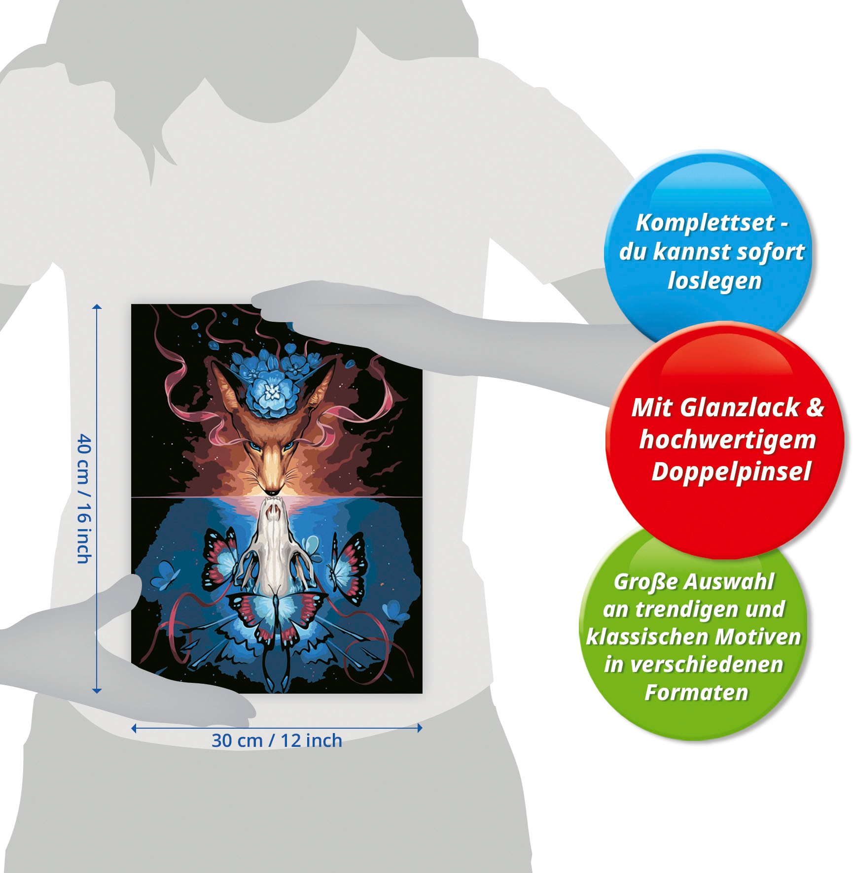 Ravensburger Malen nach Zahlen »CreArt, Beautiful Death« Made in Europe