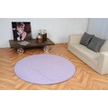 Living Line Teppich »Shaggy Pulpo«, rund, 22 mm Höhe, Shaggy Teppich, ideal im Wohnzimmer & Schlafzimmer