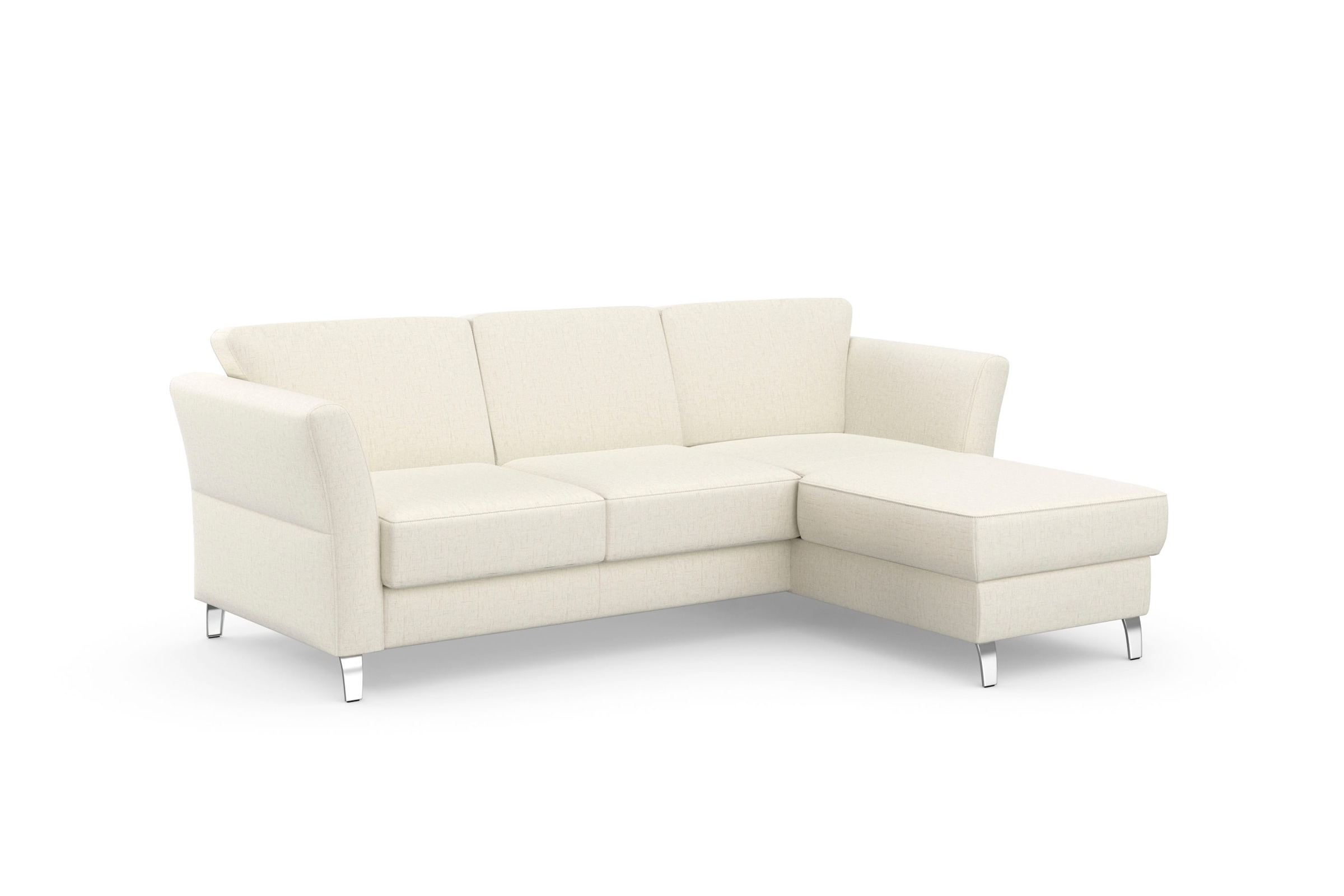 sit&more Ecksofa »Visby L-Form« wahlweise mit Bettfunktion und Bettkasten, frei im Raum stellbar