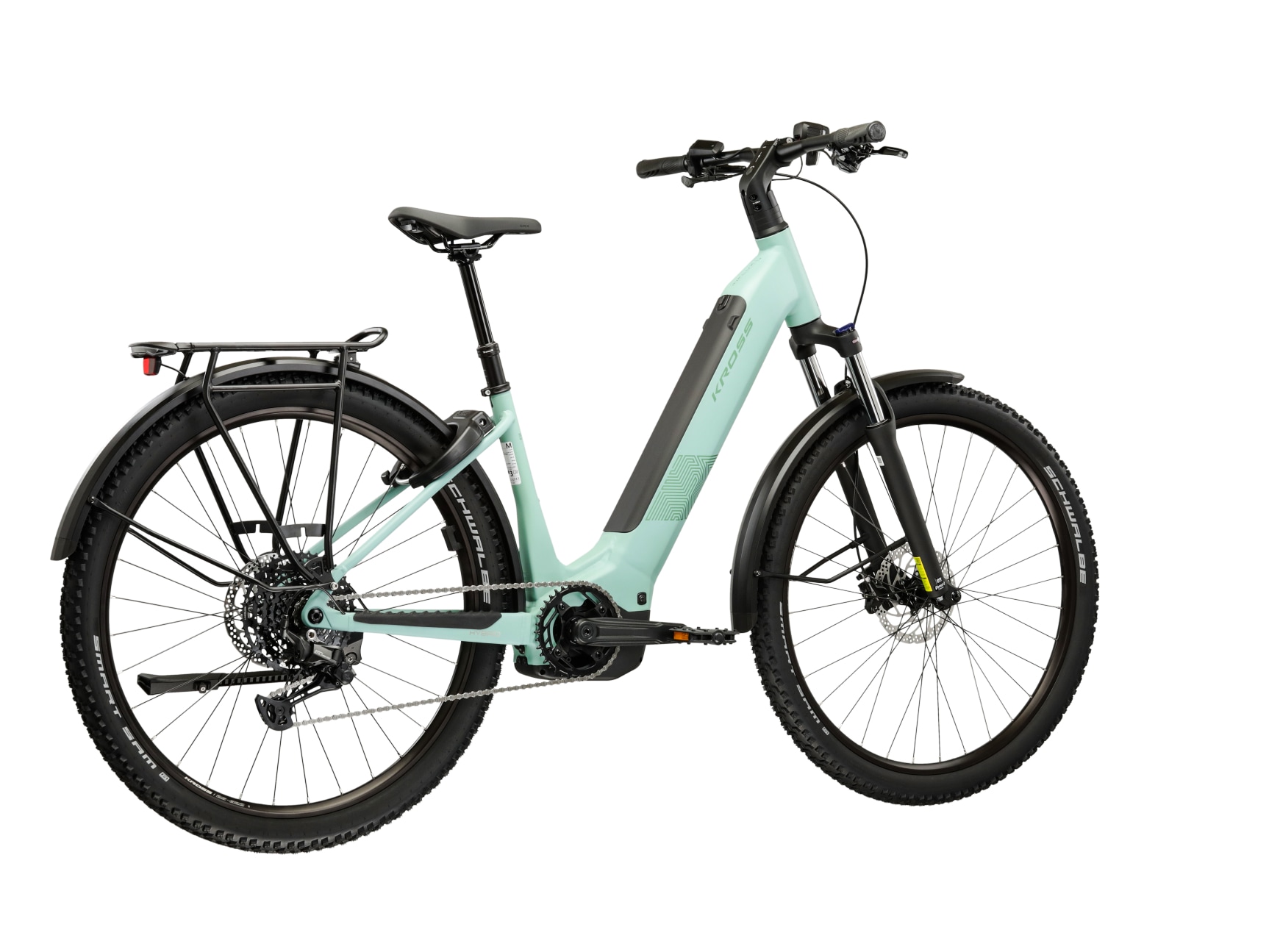 Kross »Influx Hybrid SUV 3.0 21,3Ah / Bosch 800 Wh 29" Grün 10 Gänge 2026« 10 Gang Shimano CUES U6000 Schaltwerk Kettenschaltung Mittelmotor 250 W BOSCH PERFORMANCE LINE PX 36 V/250 W, Mittelmotor