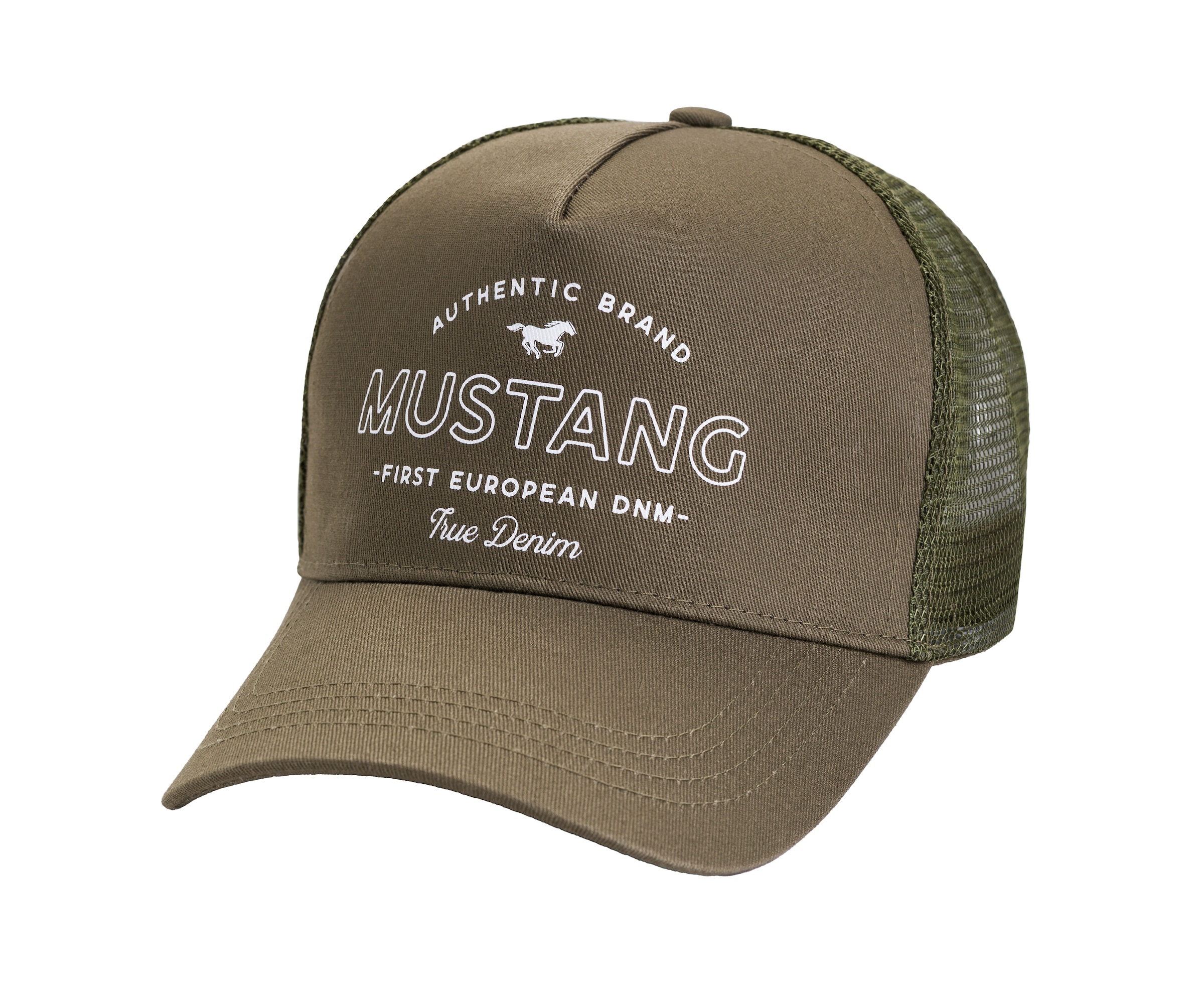 MUSTANG Baseball Cap »"Taylor"« 1 Stk. mit gerundetem Schirm, aus Baumwolle
