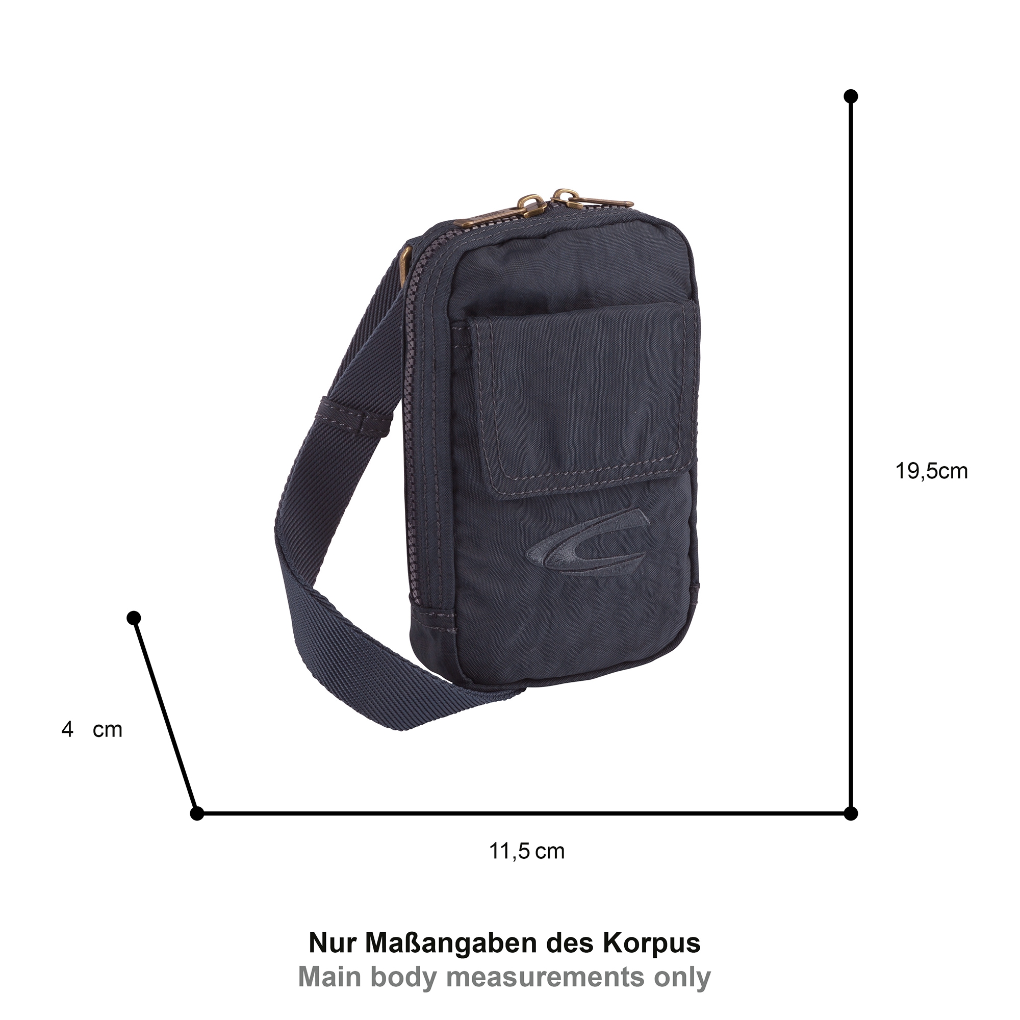 camel active Umhängetasche »Journey« aus leichtem robusten Nylon, funktional perfekt für alle Lebenslagen