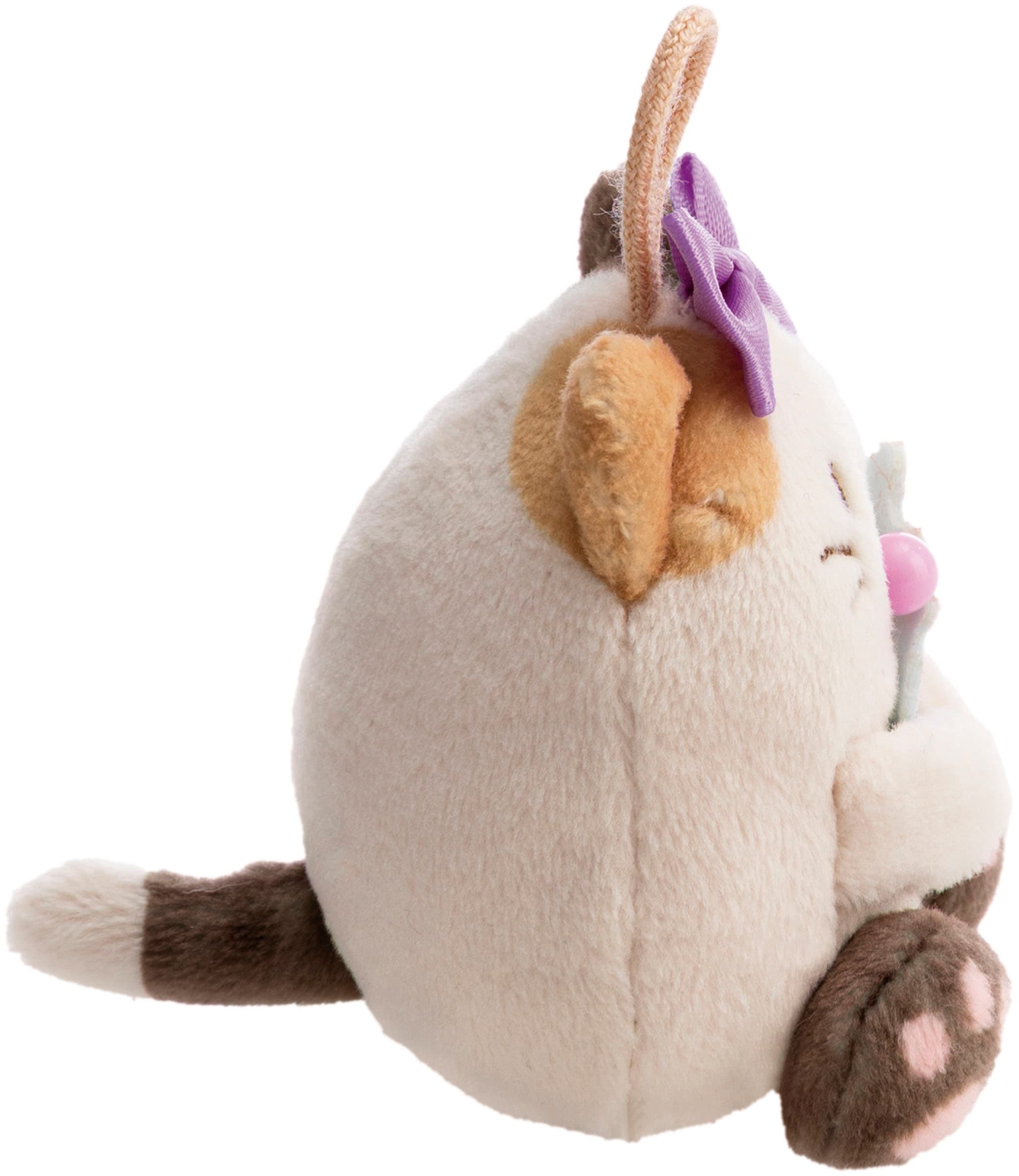 Nici Kuscheltier »mymochi, Set Katze Angy 7cm mit Babyflasche & Bettchen mit Karabiner« in Geschenkbox