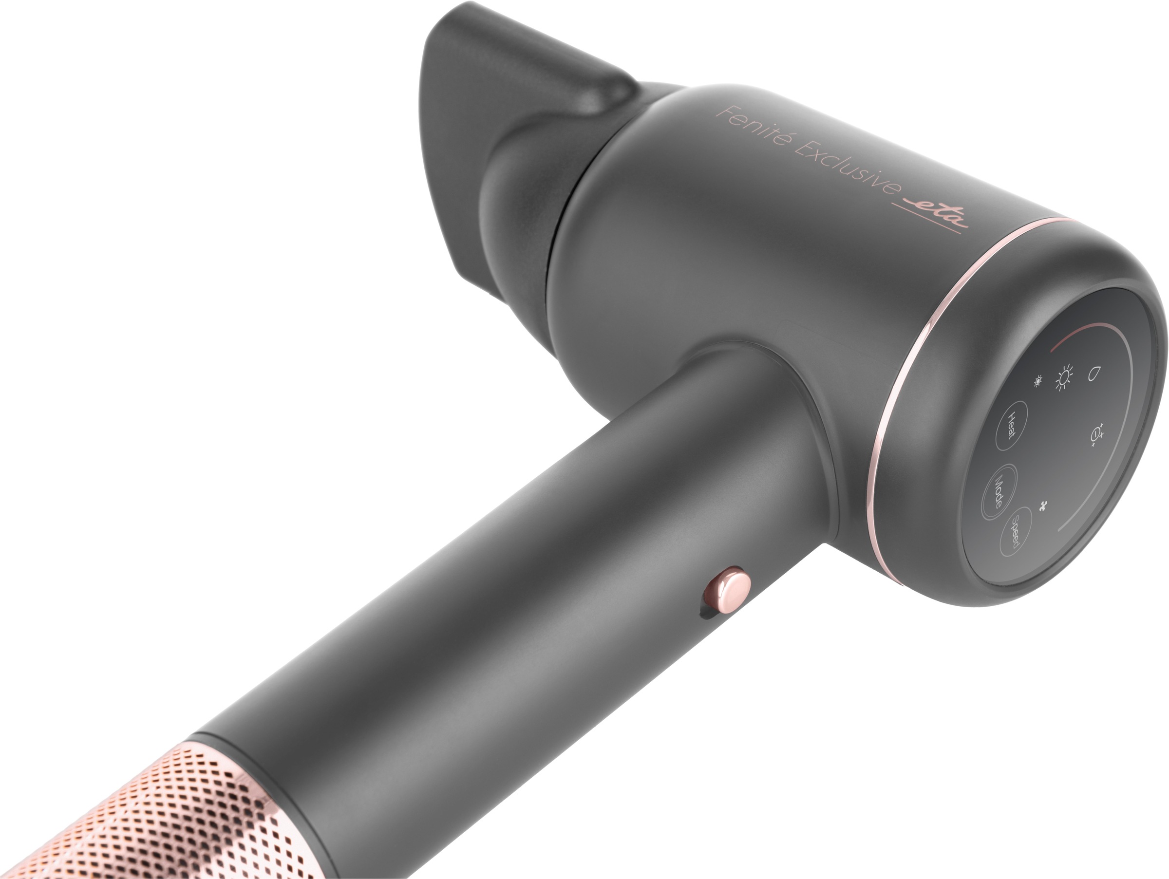 eta Haartrockner »Fenité Exclusive ETA932090020«, 1600 W, 2 Aufsätze, OPTI-HEAT CONTROL, NanoMoisture&Care, LED-Display, Kaltluftfunktion