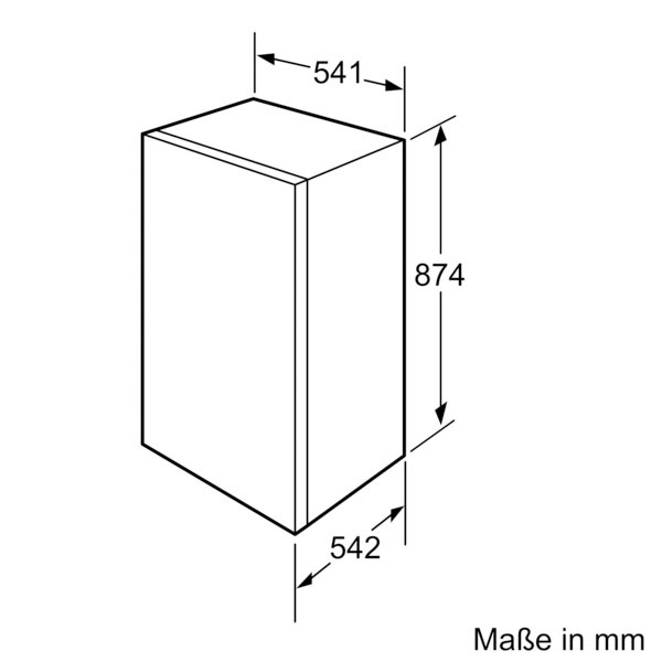 BOSCH Einbaugefrierschrank 4 »GIV21VSE0«, 87,4 cm hoch, 54,1 cm breit