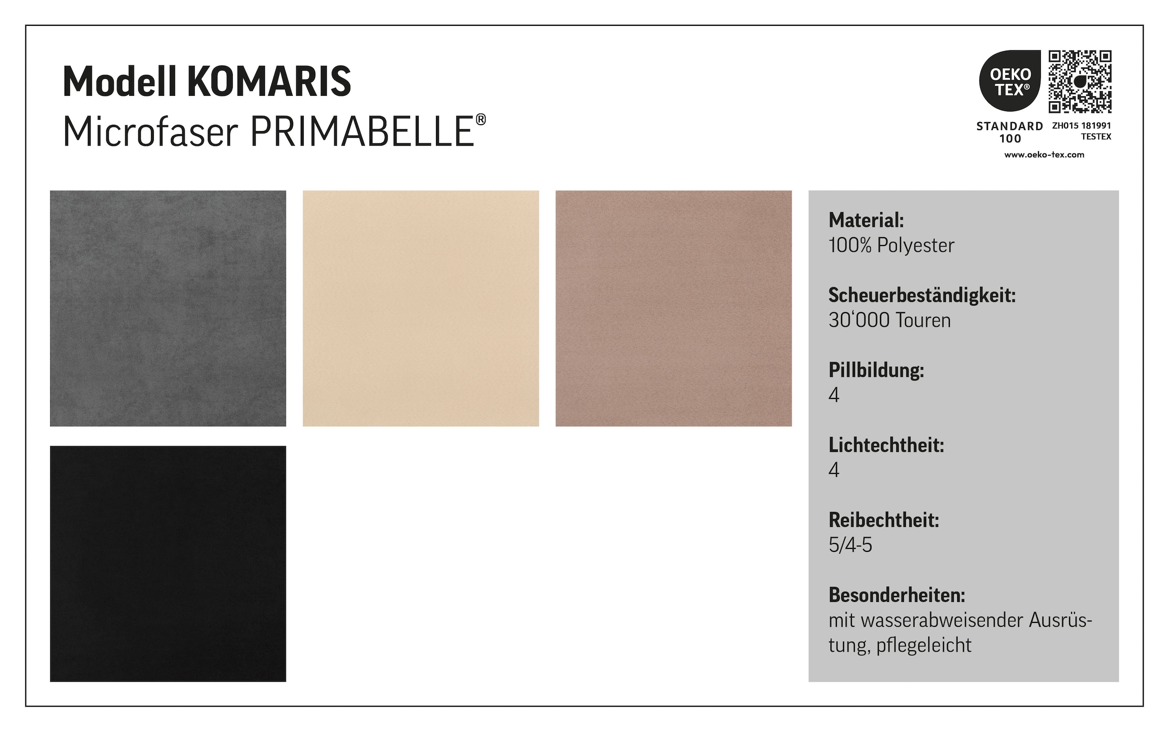 COTTA Wohnlandschaft »Komaris U-Form mit Kopfteilverstellung«, wahlweise mit Bettfunktion, Bettkasten & Beleuchtung