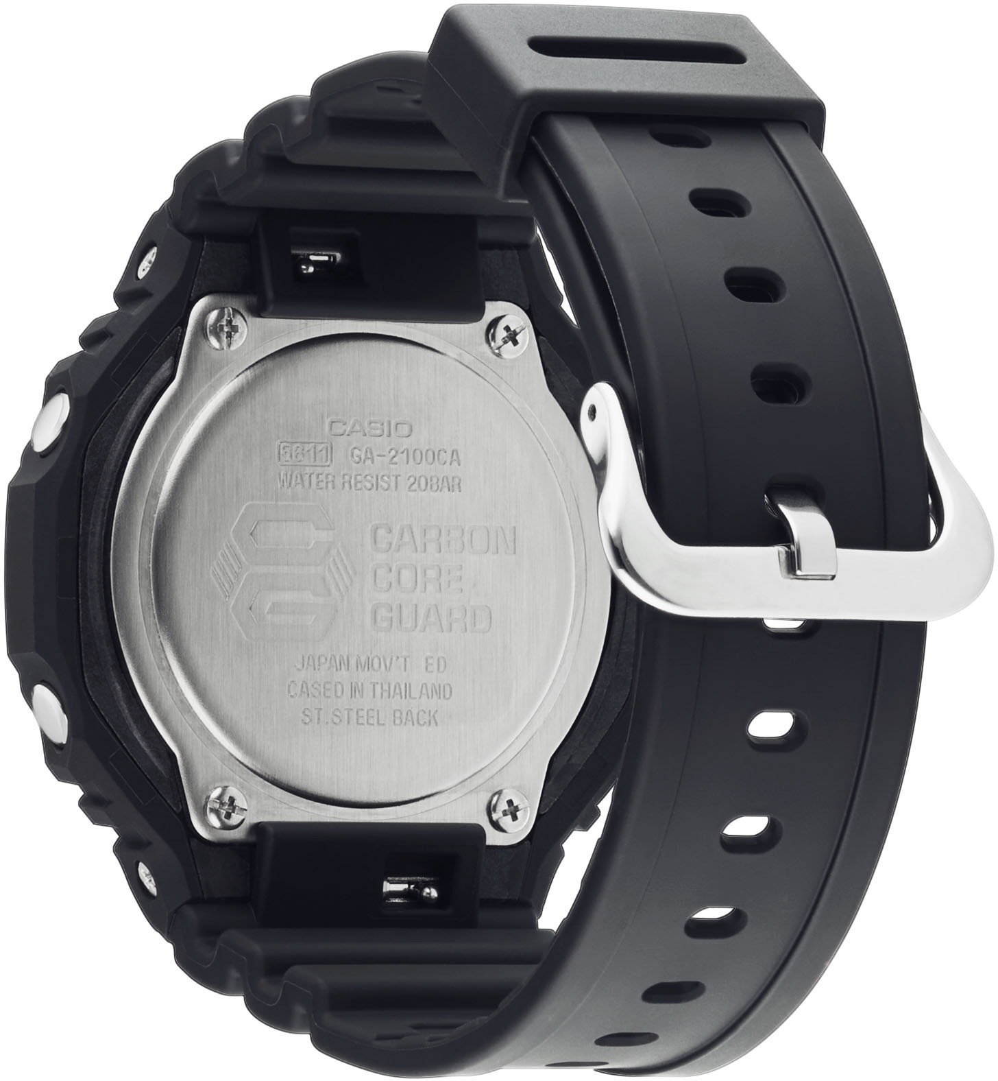 CASIO G-SHOCK Chronograph, Quarzuhr, Armbanduhr,Herrenuhr,digital, bis 20bar wasserd.Resinarmband