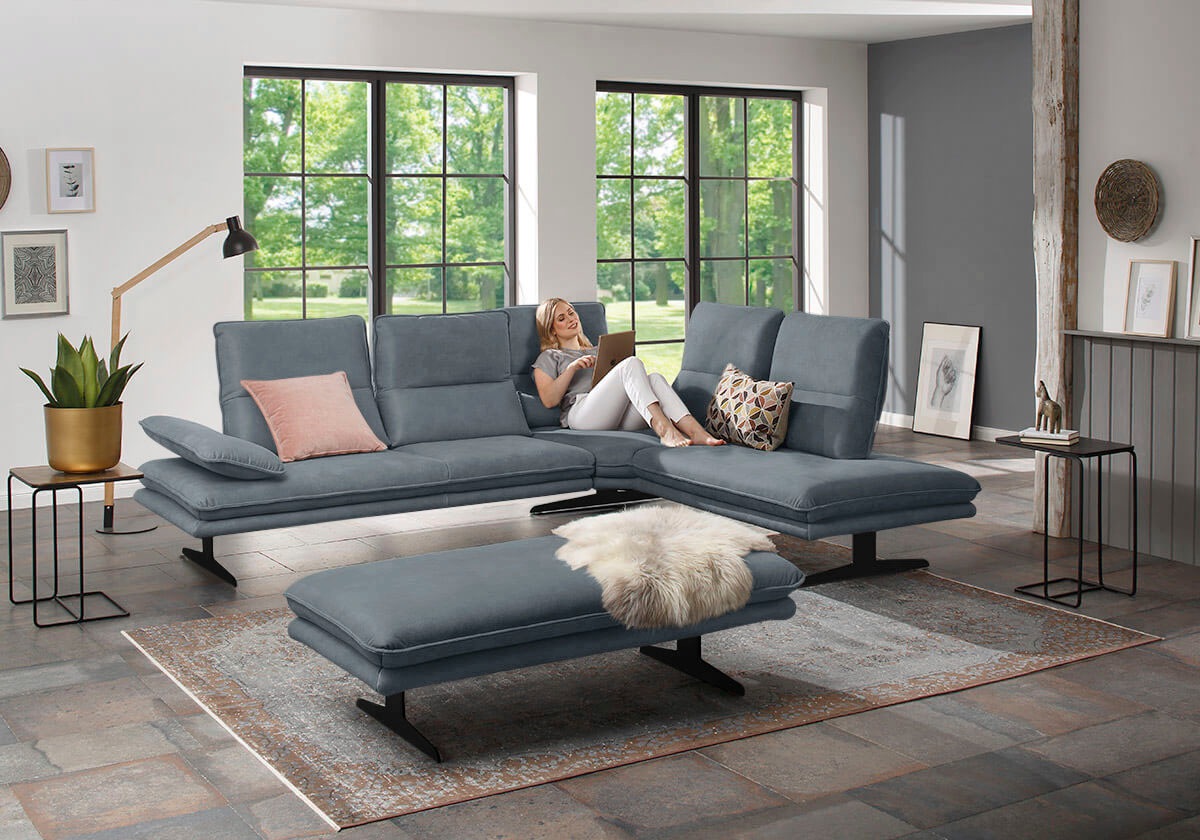 W.SCHILLIG Ecksofa "broadway, Designsofa, mit tollem Sitzkomfort, L-Form" S günstig online kaufen